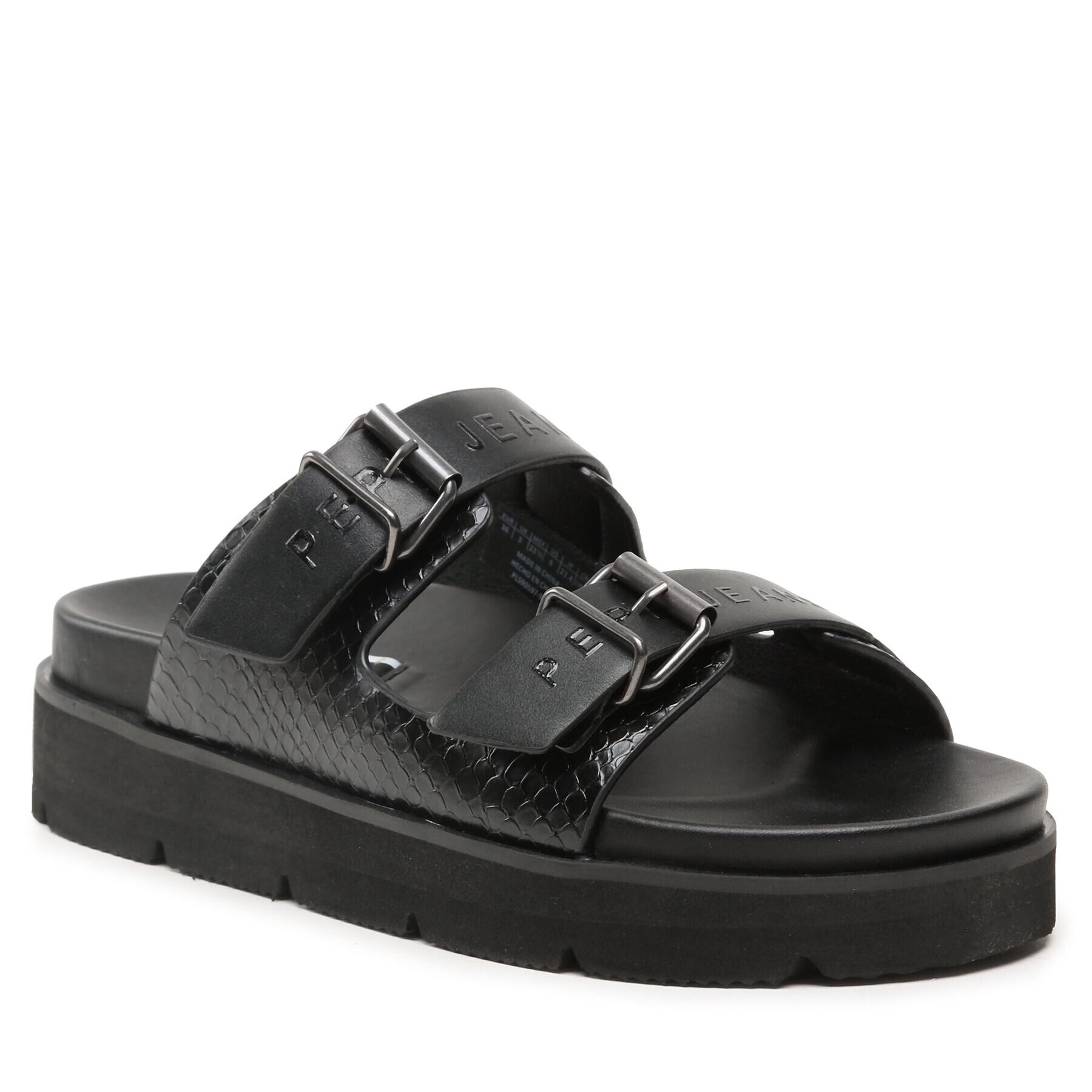 Pepe Jeans Чехли Pola Park PLS90597 Черен - Pepit.bg