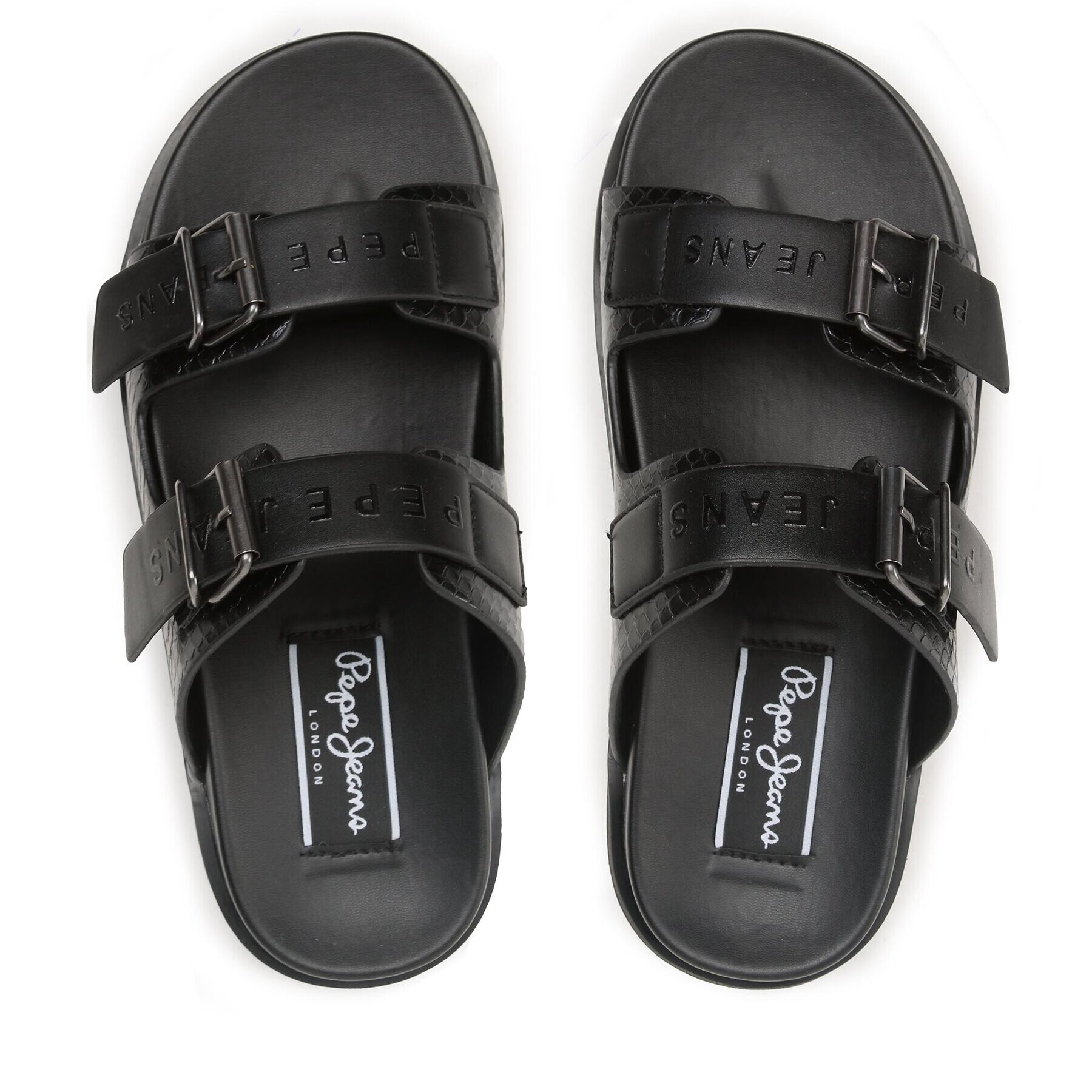 Pepe Jeans Чехли Pola Park PLS90597 Черен - Pepit.bg