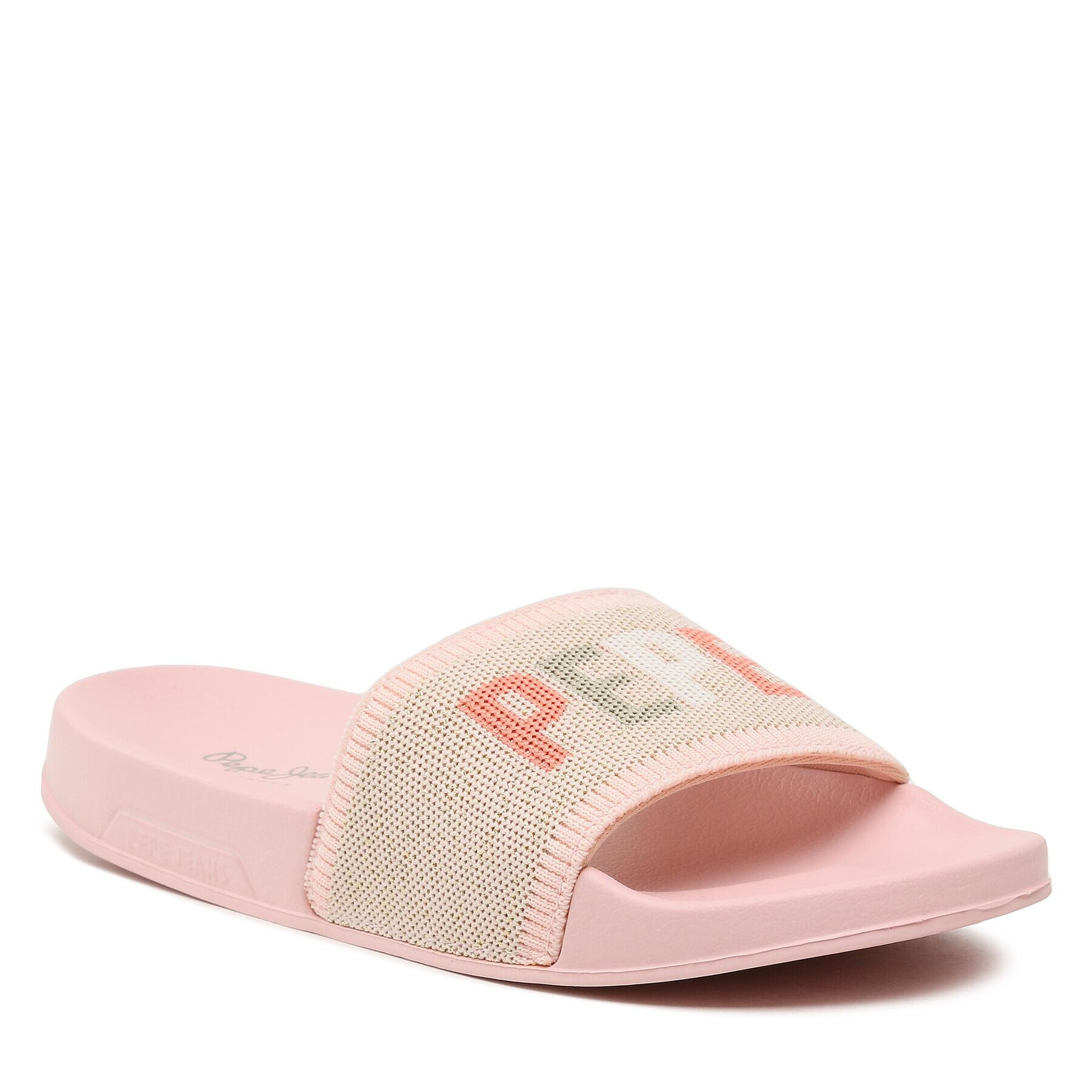 Pepe Jeans Чехли Slider Knit W PLS70128 Розов - Pepit.bg