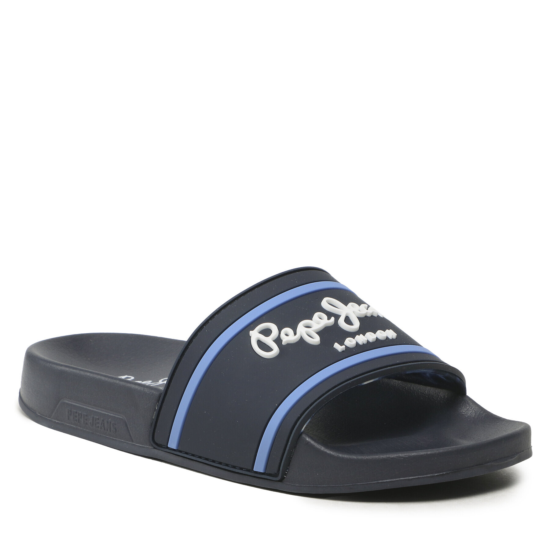 Pepe Jeans Чехли Slider Logo B PBS70054 Тъмносин - Pepit.bg