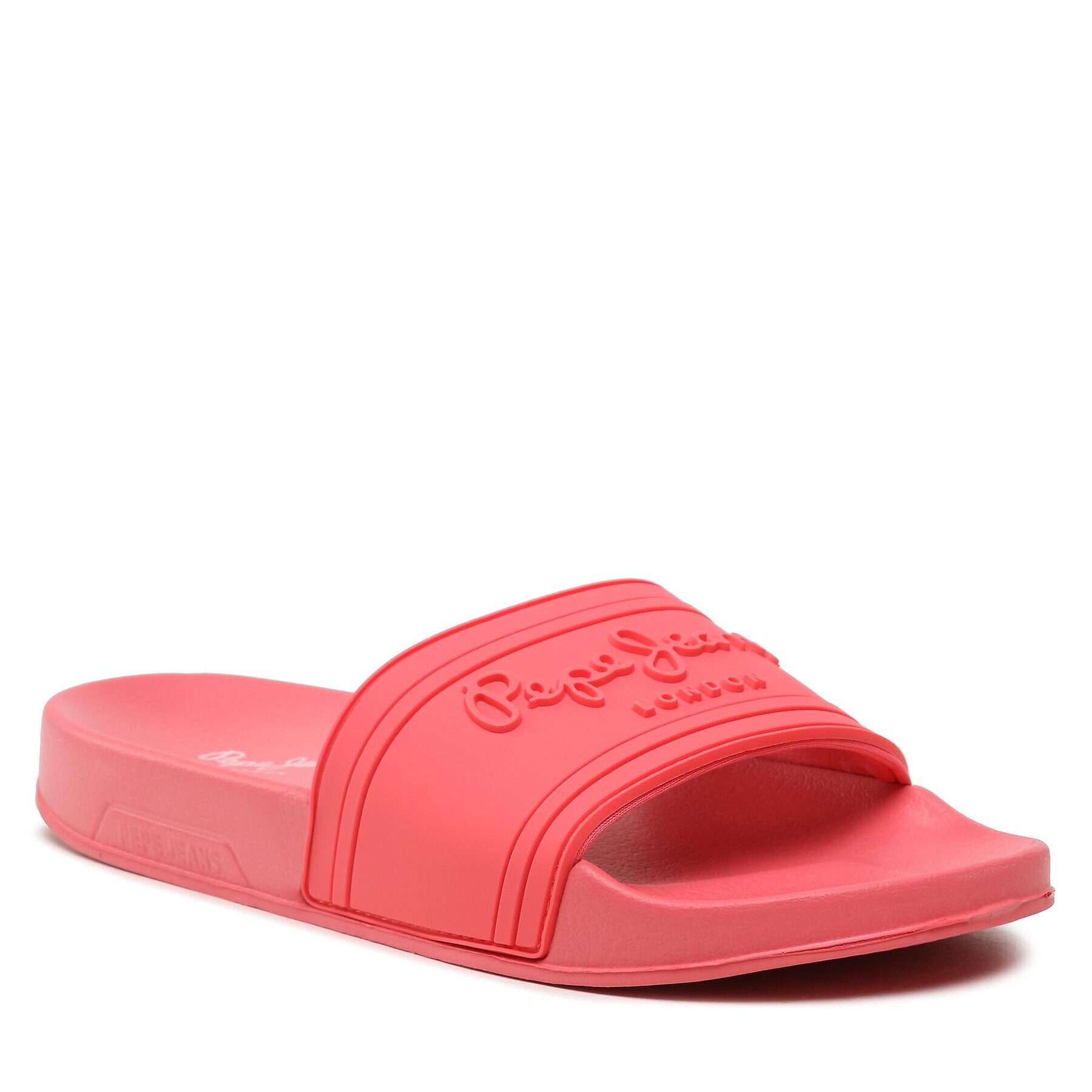 Pepe Jeans Чехли Slider Logo W PLS70125 Коралов - Pepit.bg
