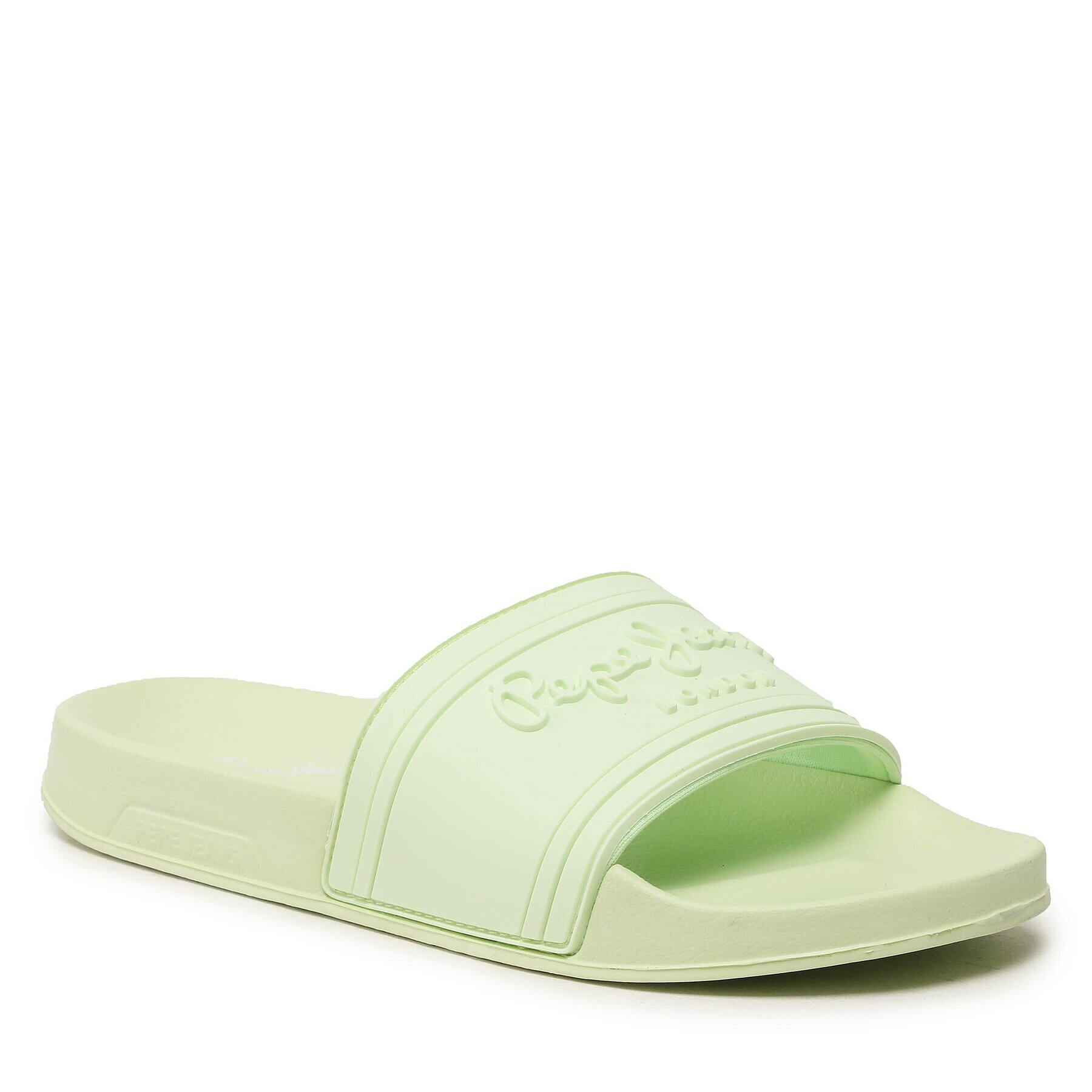 Pepe Jeans Чехли Slider Logo W PLS70125 Зелен - Pepit.bg