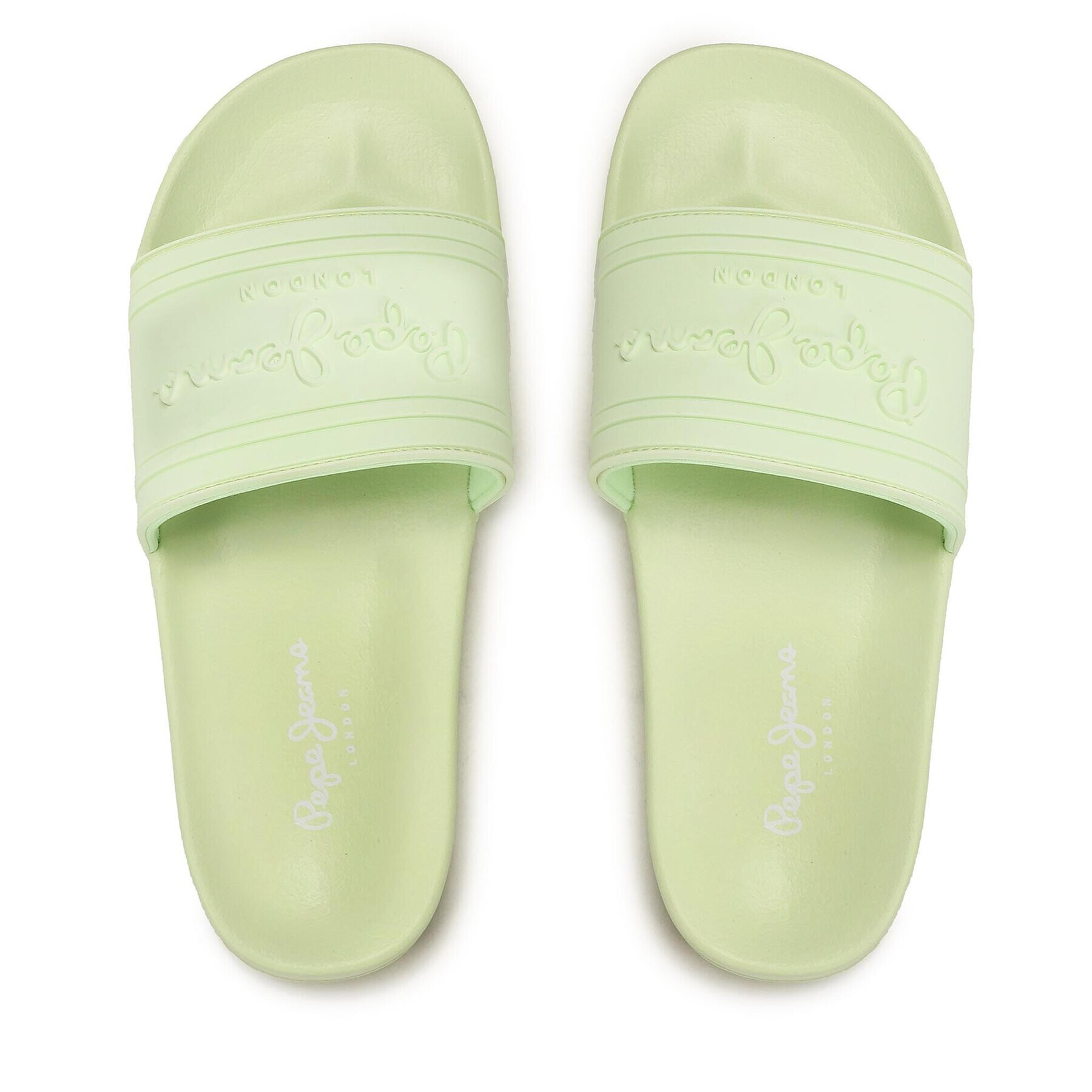 Pepe Jeans Чехли Slider Logo W PLS70125 Зелен - Pepit.bg