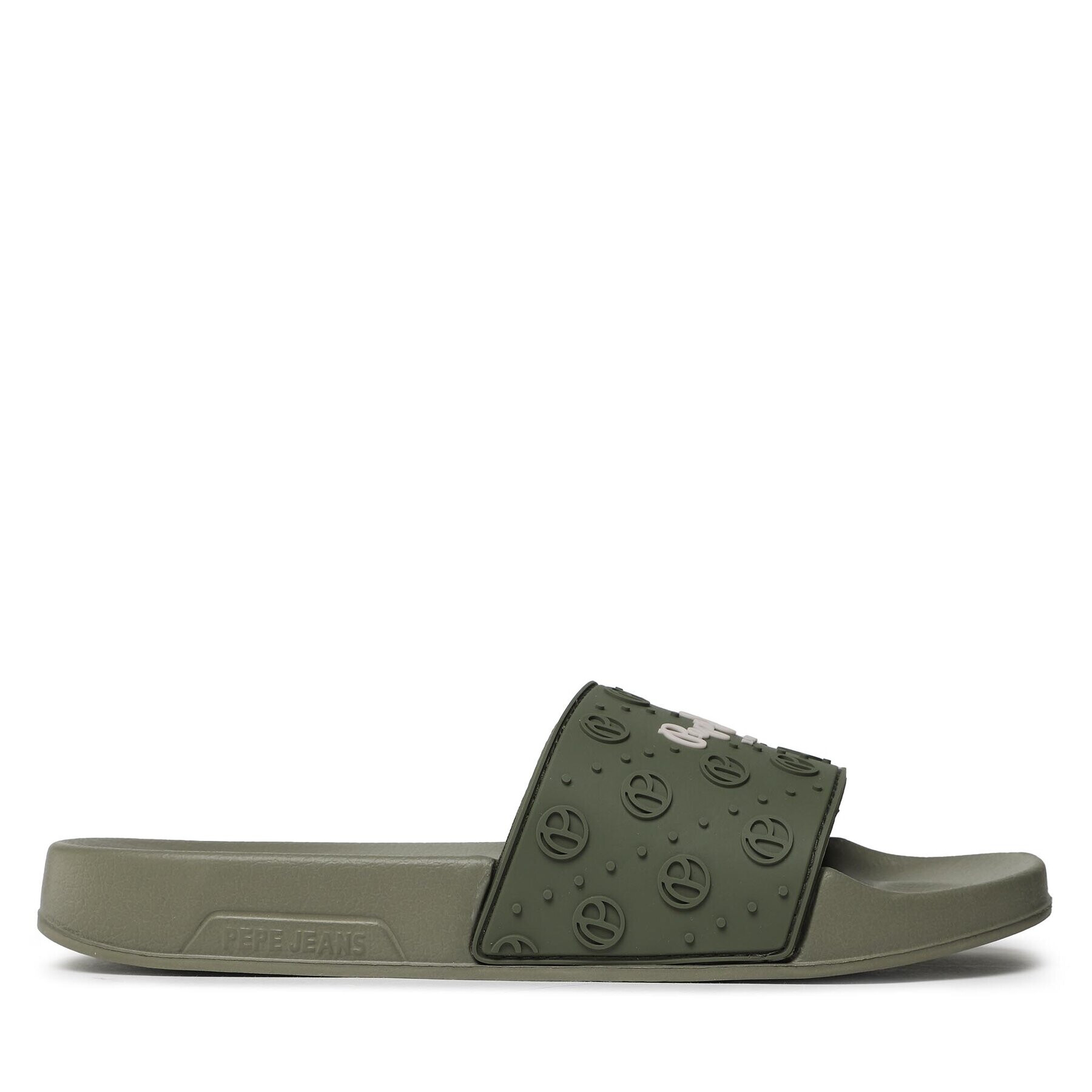 Pepe Jeans Чехли Slider Plain W PLS70126 Каки - Pepit.bg