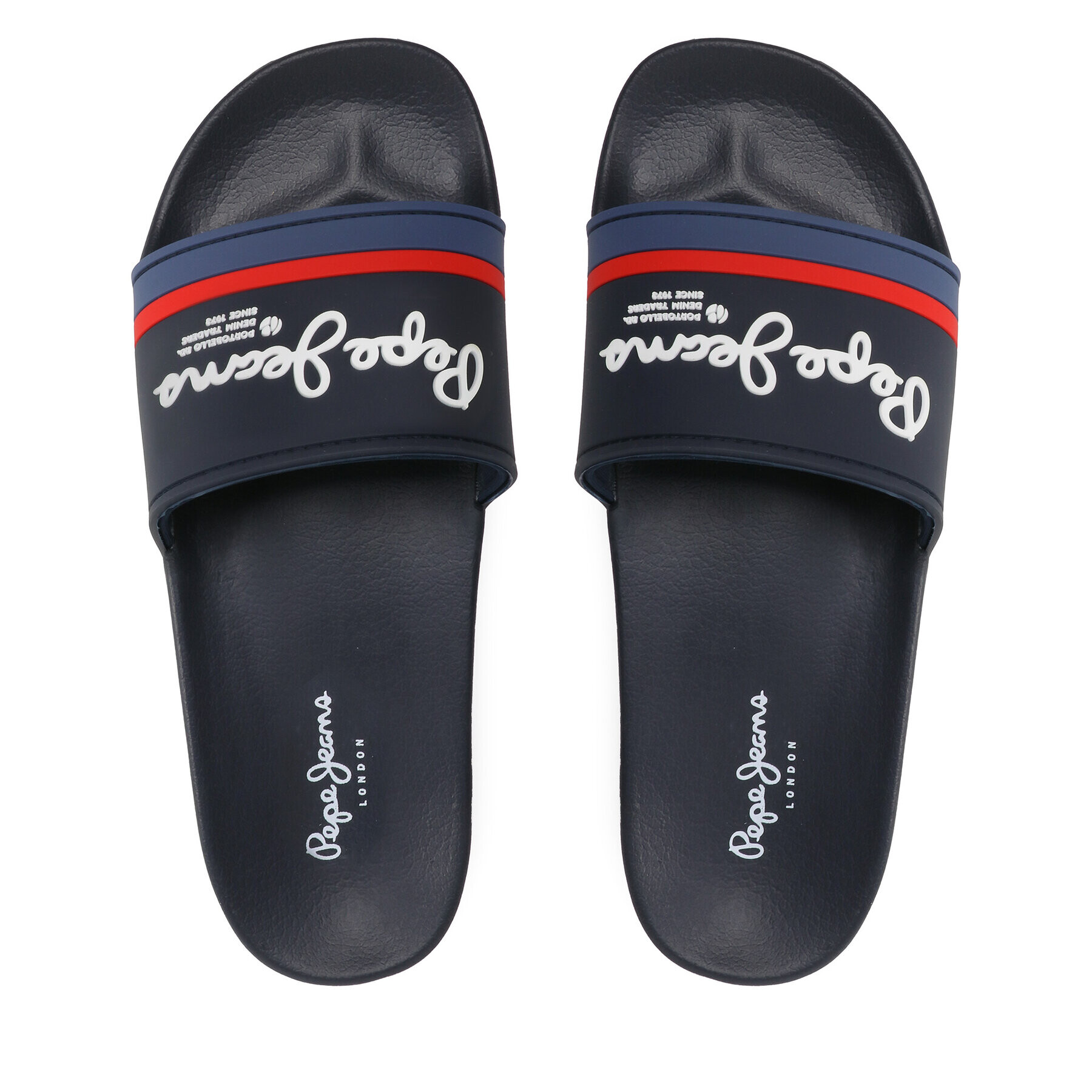 Pepe Jeans Чехли Slider Portobello PMS70123 Тъмносин - Pepit.bg