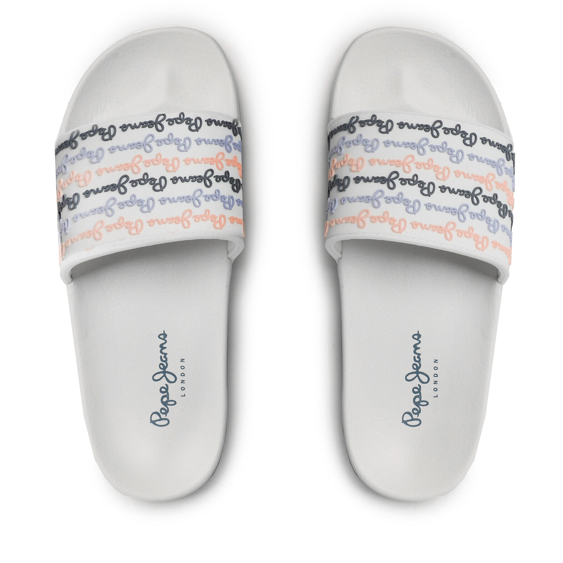 Pepe Jeans Чехли Slider Set W PLS70127 Бял - Pepit.bg