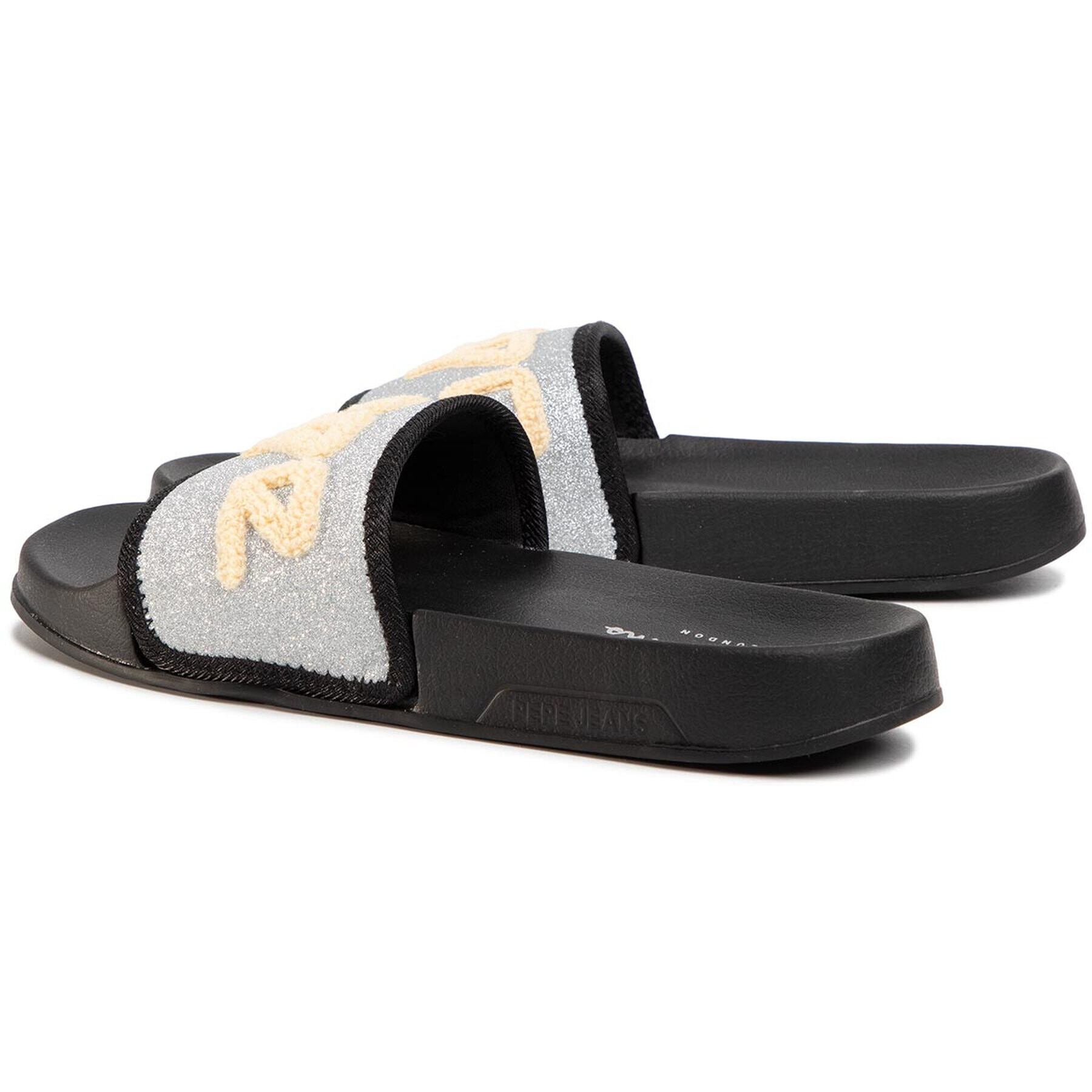 Pepe Jeans Чехли Slider Towi PLS70079 Сребрист - Pepit.bg