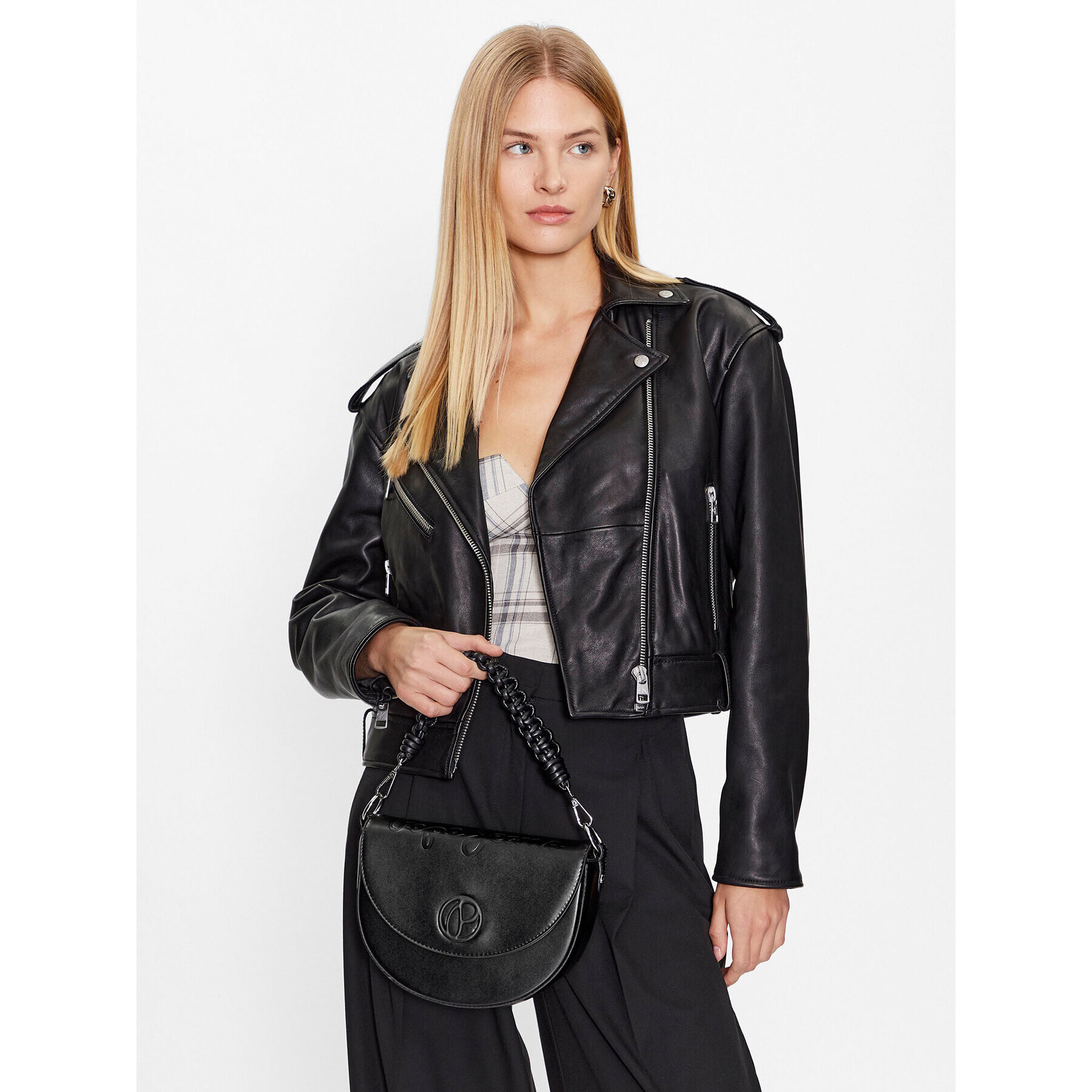 Pepe Jeans Дамска чанта Cora PL031413 Черен - Pepit.bg