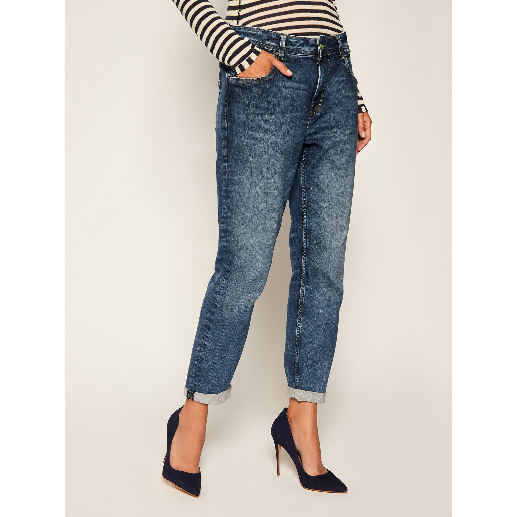 Pepe Jeans Дънки ARCHIVE Violet PL201742 Тъмносин Regular Fit - Pepit.bg