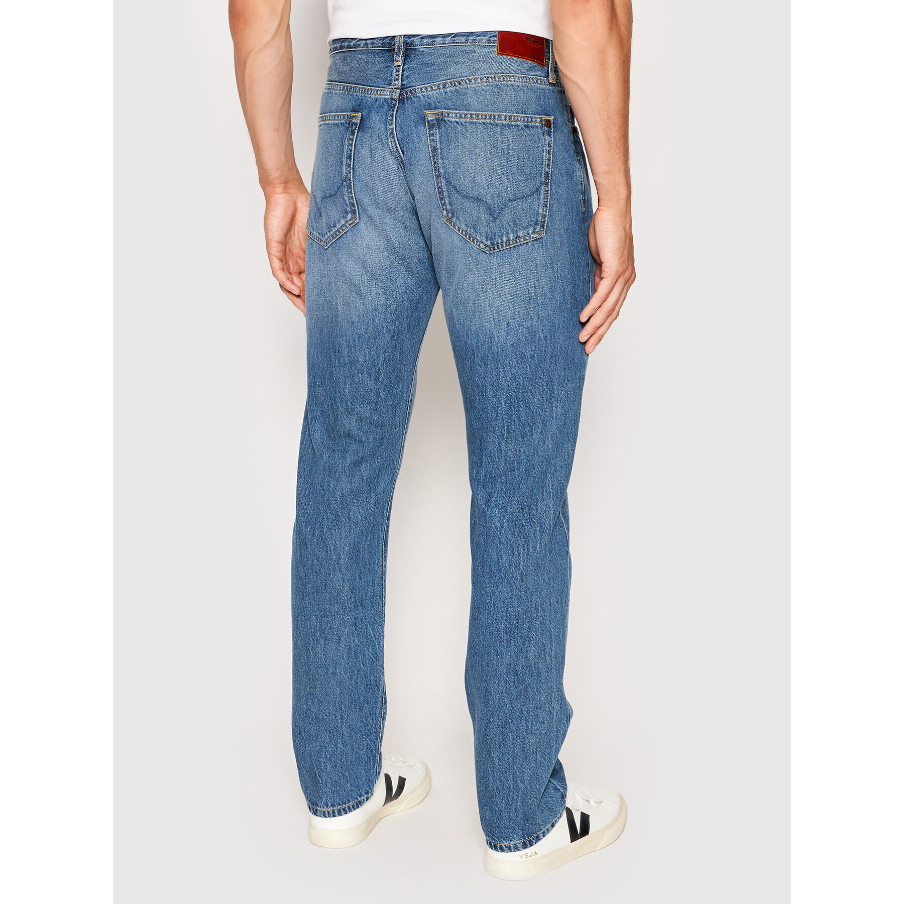 Pepe Jeans Дънки Byron PM206316 Тъмносин Relaxed Fit - Pepit.bg