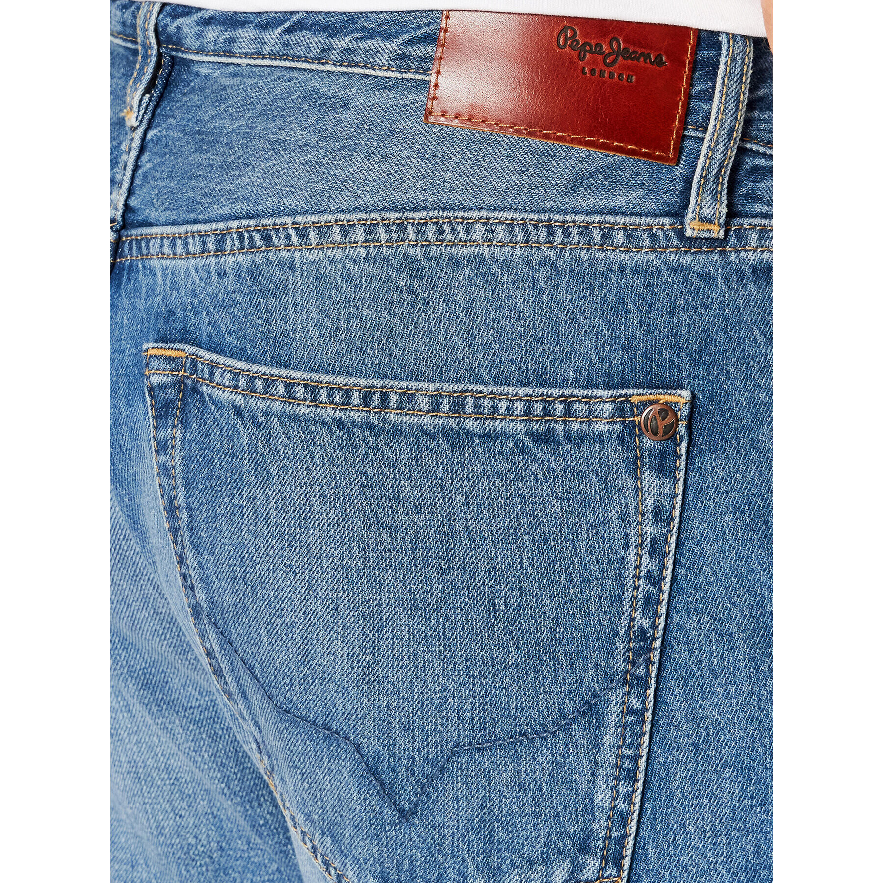 Pepe Jeans Дънки Byron PM206316 Тъмносин Relaxed Fit - Pepit.bg