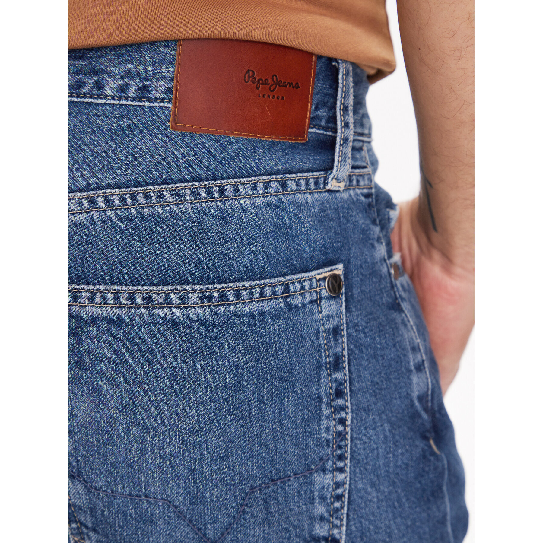 Pepe Jeans Дънки Byron PM206316HP4 Син Relaxed Fit - Pepit.bg