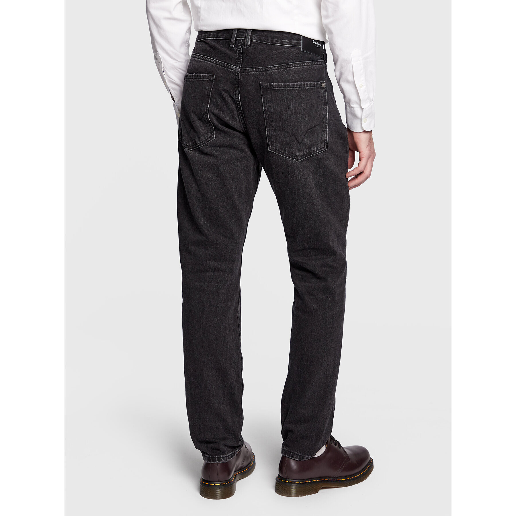 Pepe Jeans Дънки Callen Crop PM206317 Черен Relaxed Fit - Pepit.bg