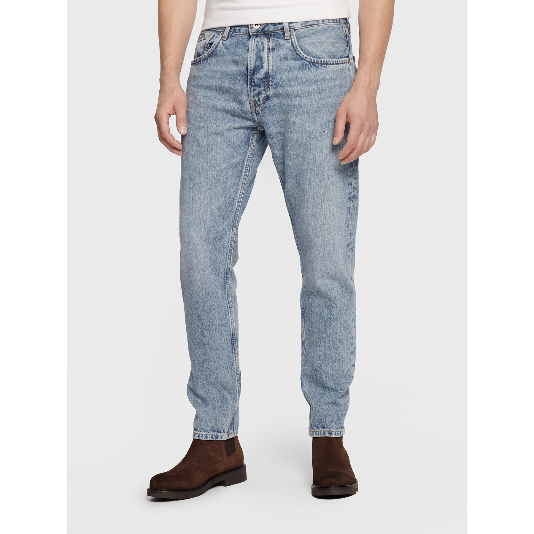 Pepe Jeans Дънки Callen Crop PM206317 Син Relaxed Fit - Pepit.bg