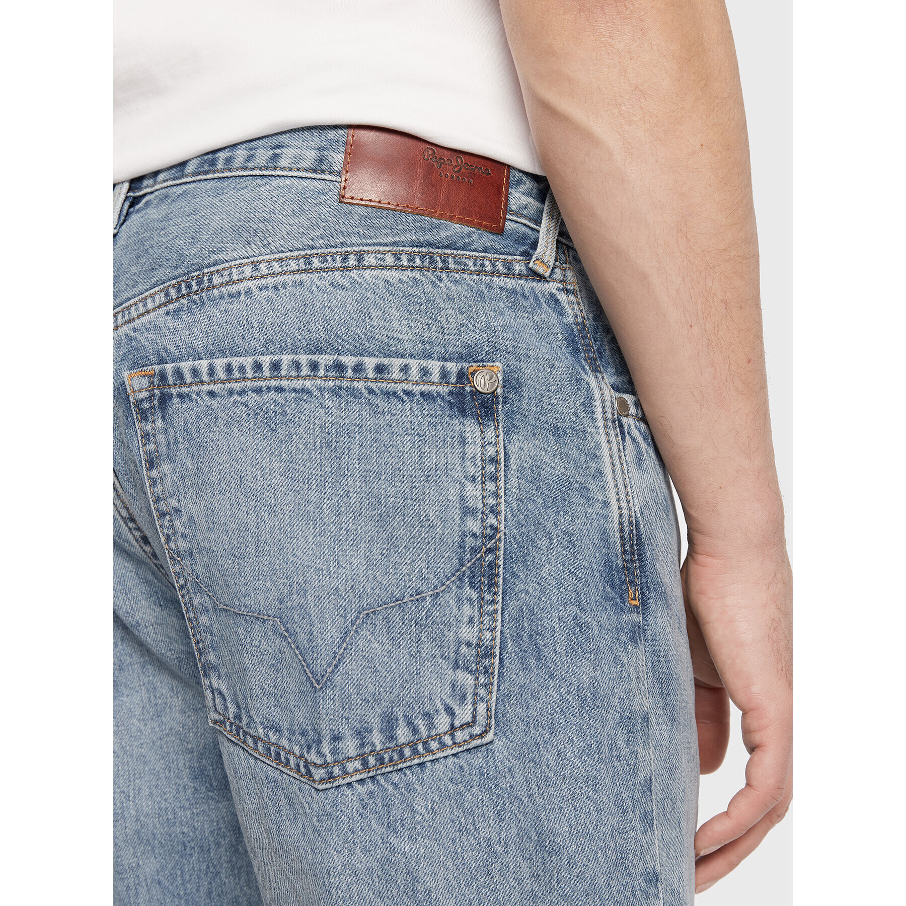 Pepe Jeans Дънки Callen Crop PM206317 Син Relaxed Fit - Pepit.bg