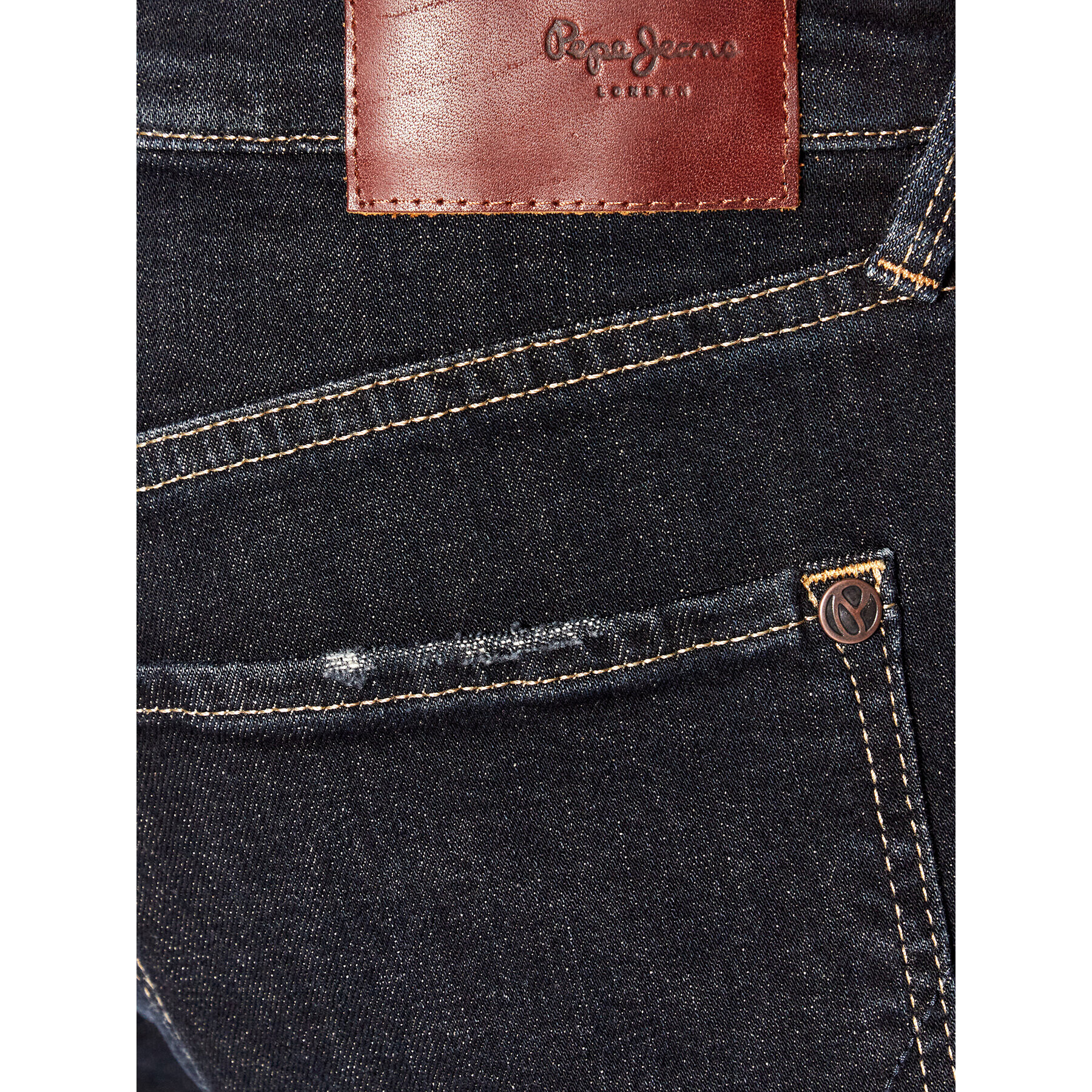 Pepe Jeans Дънки Callen Crop PM206317 Тъмносин Relaxed Fit - Pepit.bg