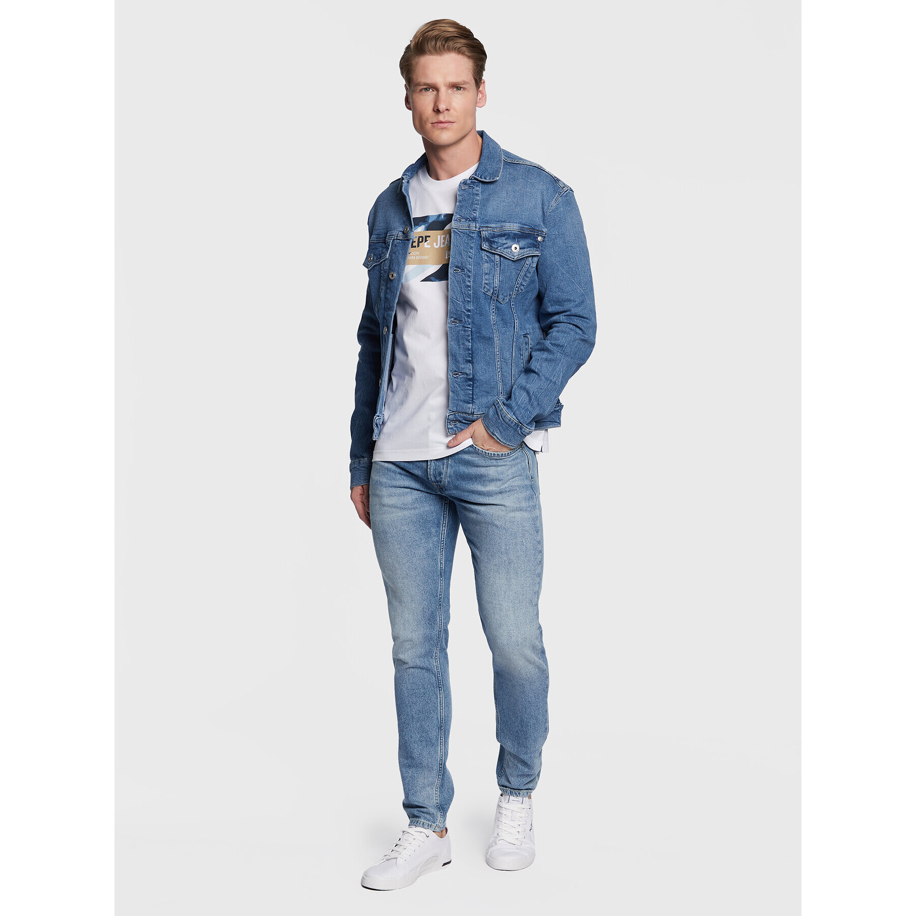 Pepe Jeans Дънки Callen PM206812 Син Relaxed Fit - Pepit.bg