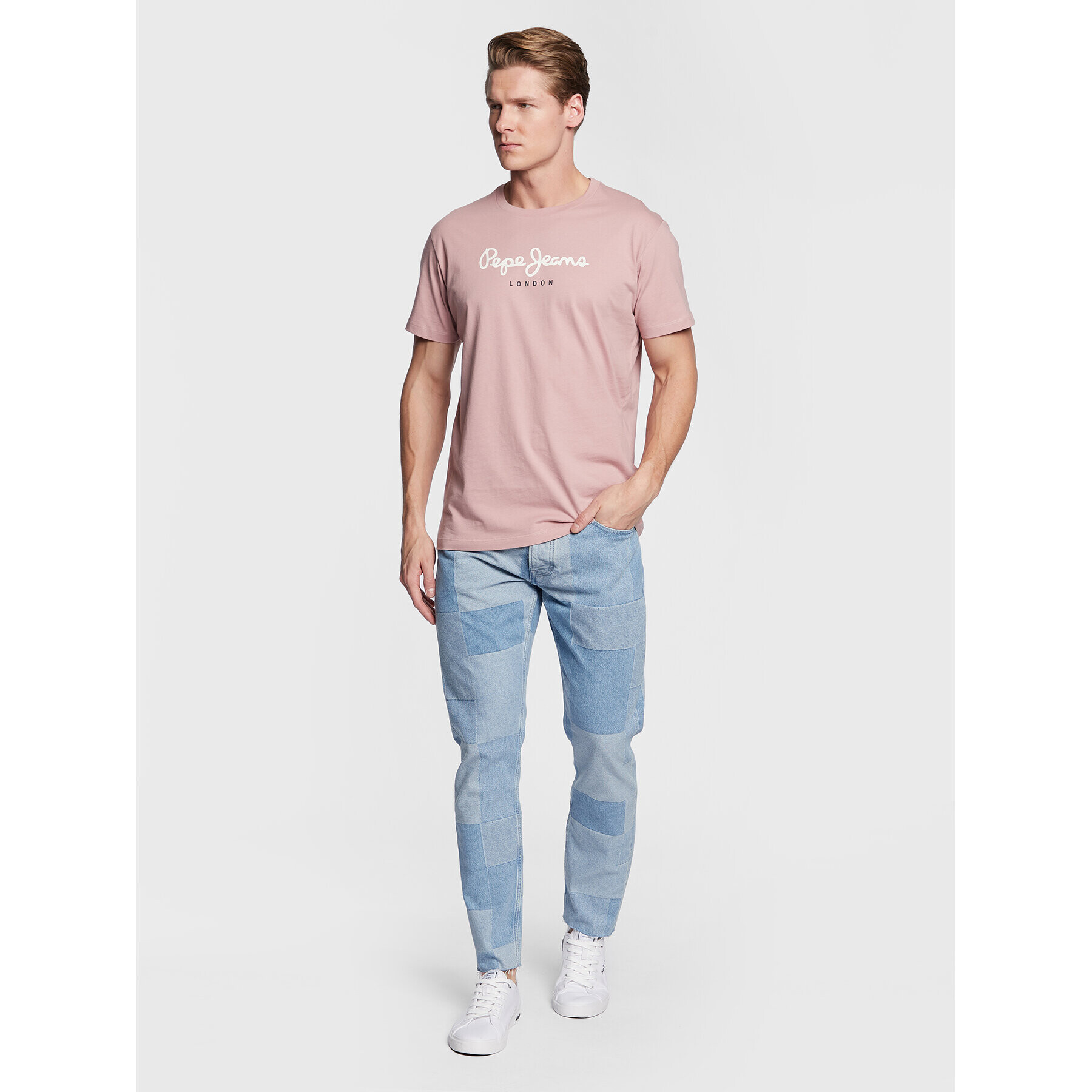Pepe Jeans Дънки Callen Weave PM206815 Син Relaxed Fit - Pepit.bg