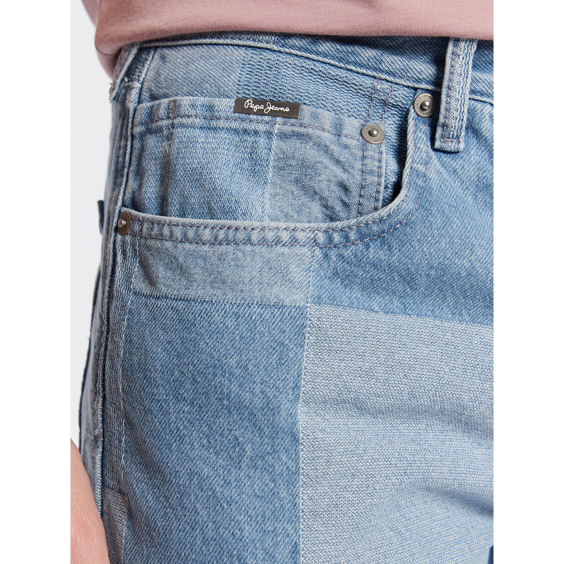 Pepe Jeans Дънки Callen Weave PM206815 Син Relaxed Fit - Pepit.bg