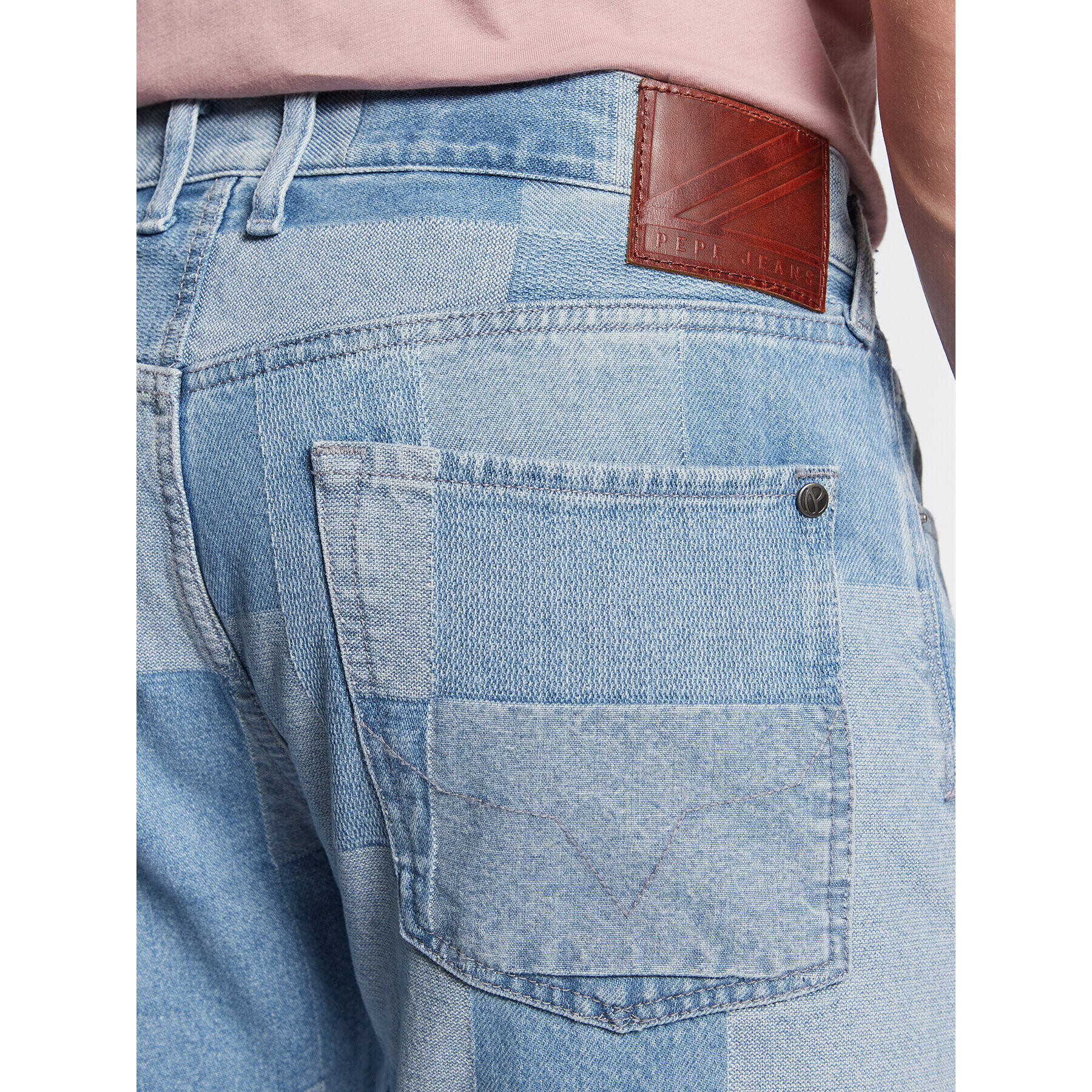 Pepe Jeans Дънки Callen Weave PM206815 Син Relaxed Fit - Pepit.bg