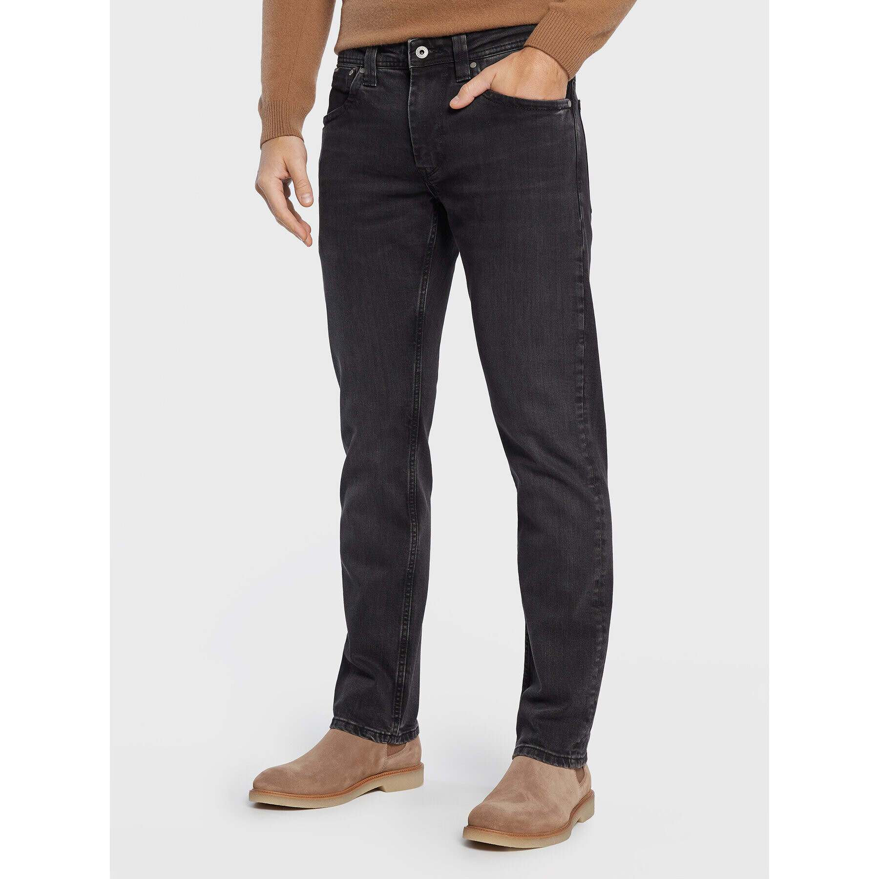 Pepe Jeans Дънки Cash PM206318 Черен Regular Fit - Pepit.bg