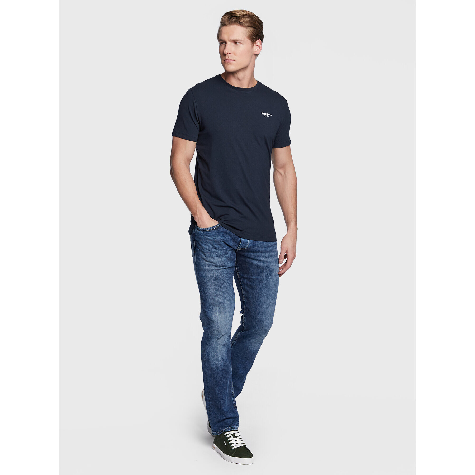 Pepe Jeans Дънки Cash PM206318 Тъмносин Regular Fit - Pepit.bg