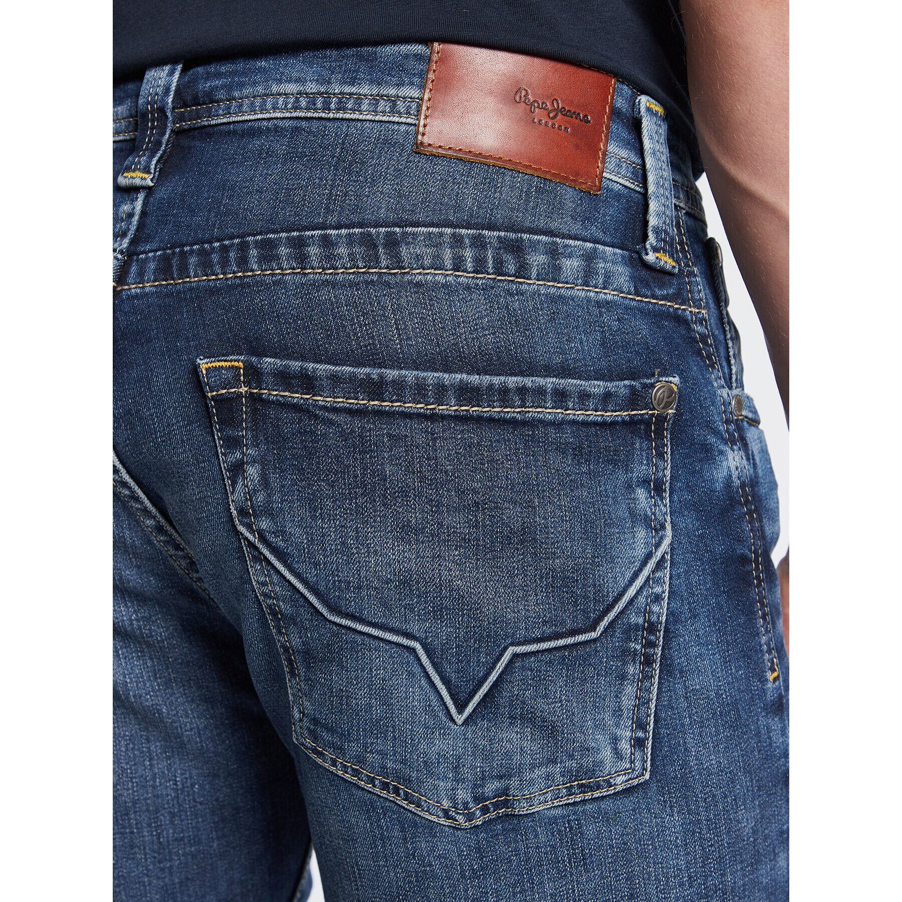 Pepe Jeans Дънки Cash PM206318 Тъмносин Regular Fit - Pepit.bg