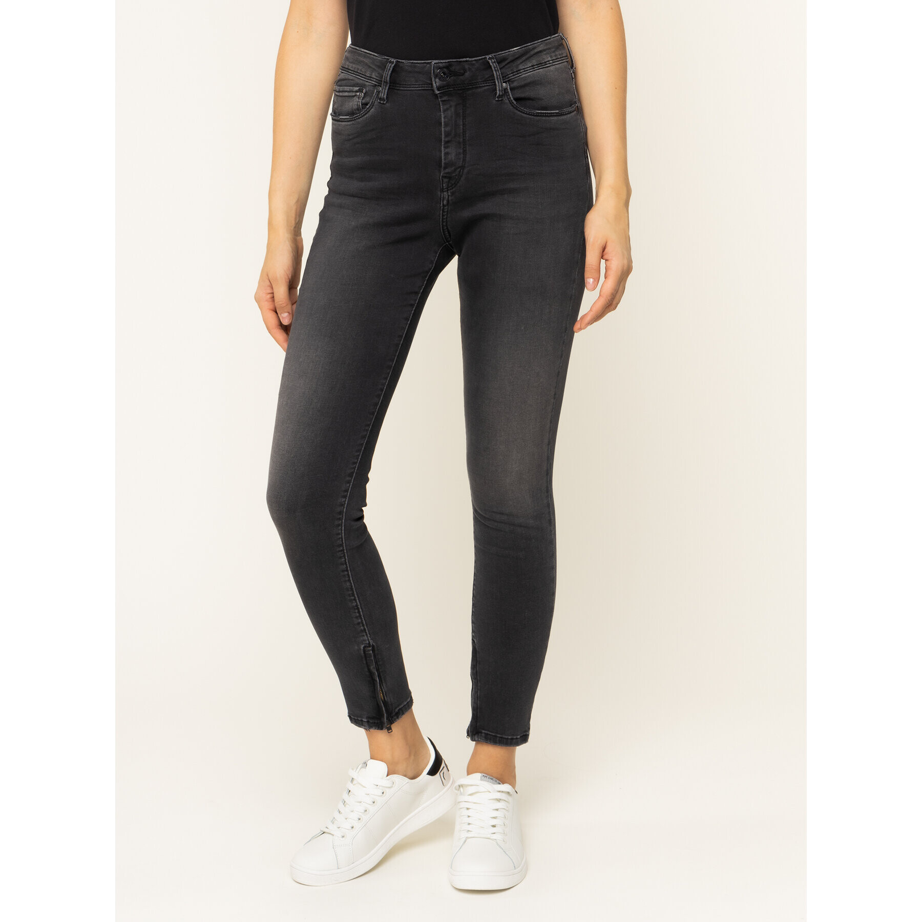 Pepe Jeans Дънки Cher PL203384 Сив Skinny Fit - Pepit.bg