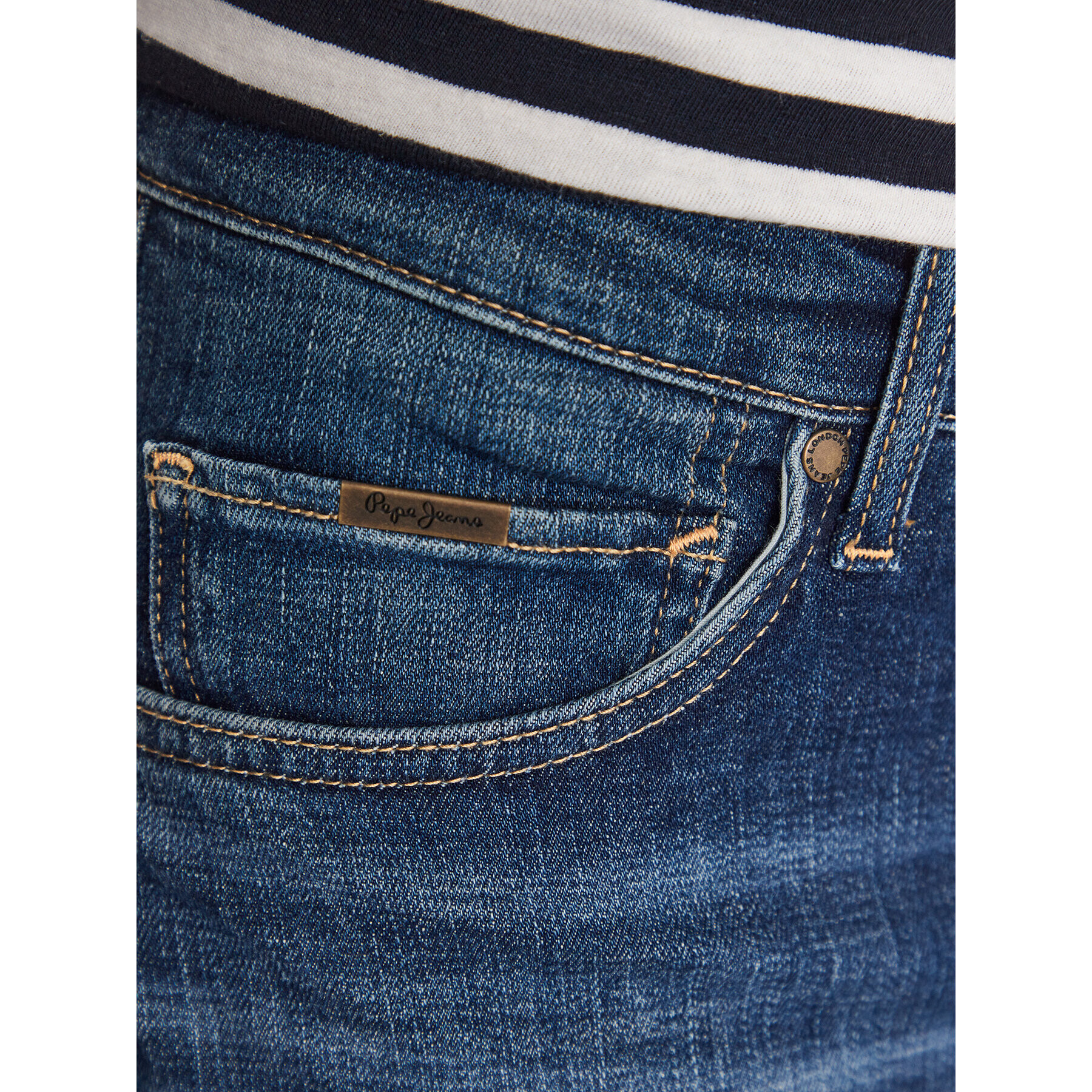 Pepe Jeans Дънки Crane PM206522 Син Taper Fit - Pepit.bg
