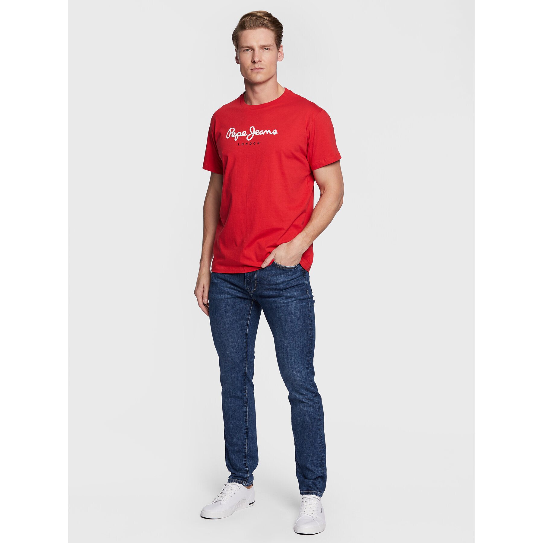 Pepe Jeans Дънки Crane PM206522 Тъмносин Taper Fit - Pepit.bg