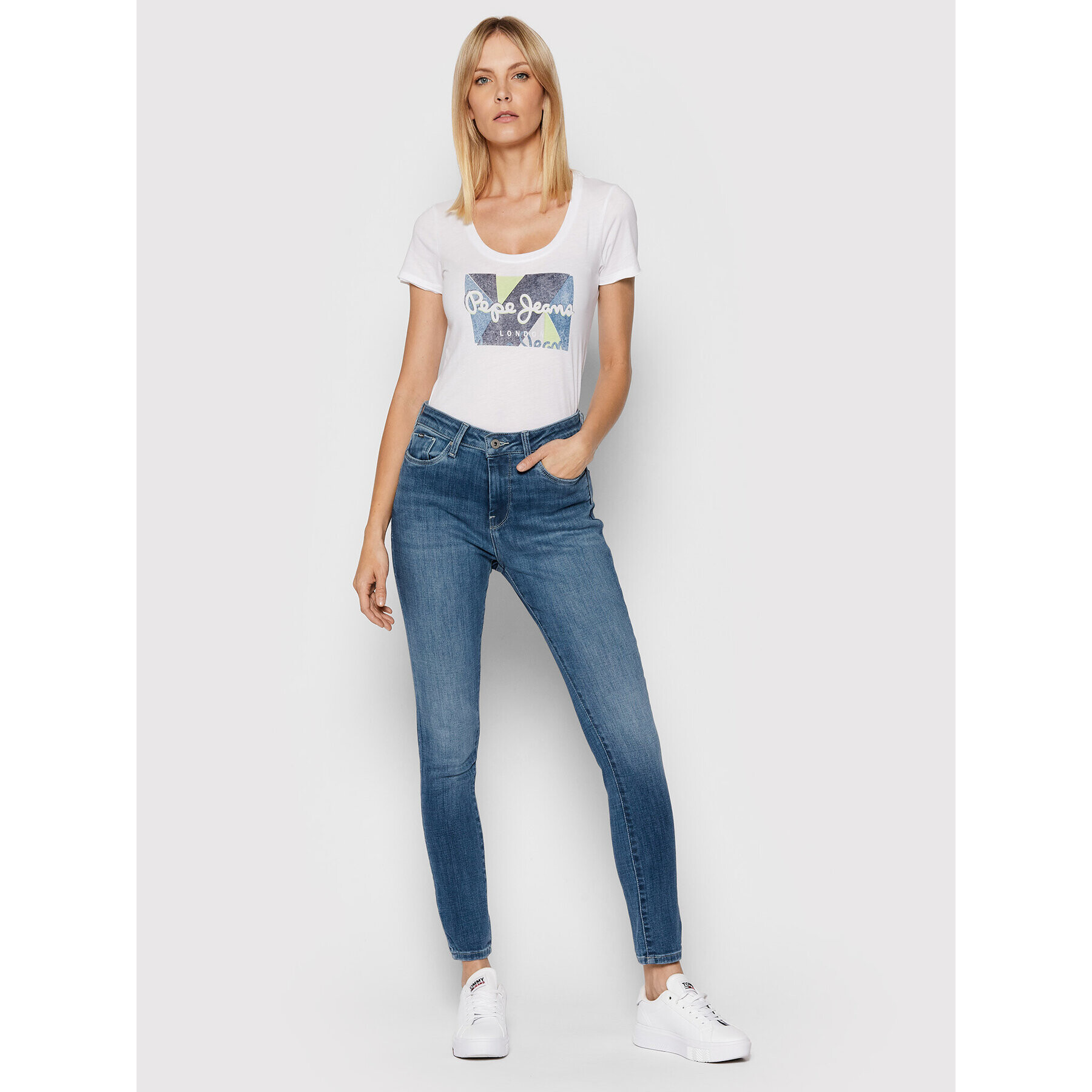 Pepe Jeans Дънки Dion PL204155 Син Skinny Fit - Pepit.bg