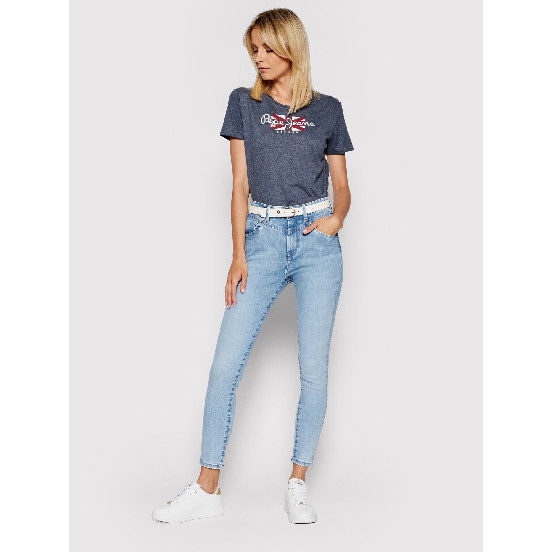 Pepe Jeans Дънки Dion Retro PL203937V Син Skinny Fit - Pepit.bg