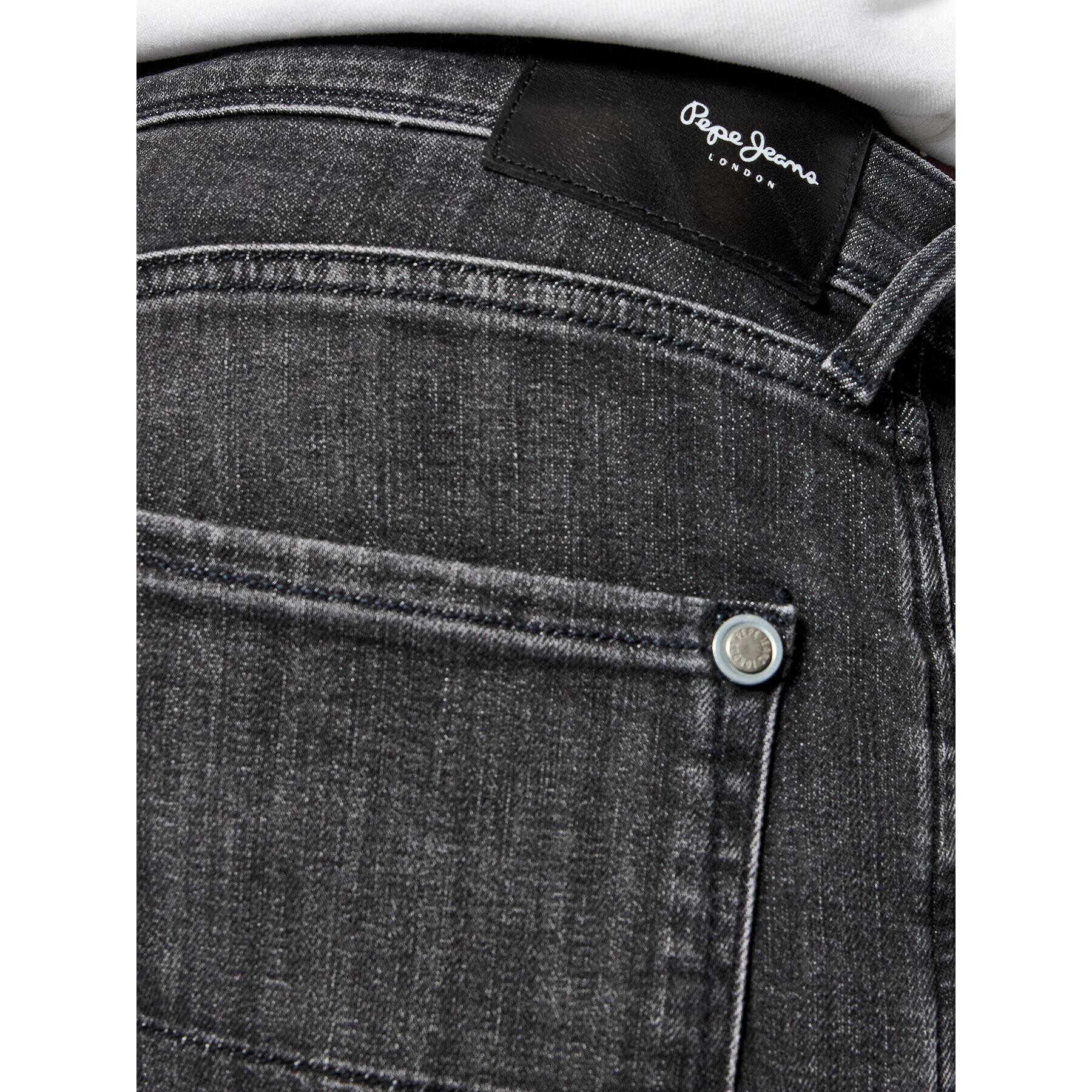 Pepe Jeans Дънки Finsbury PM200338 Черен Skinny Fit - Pepit.bg