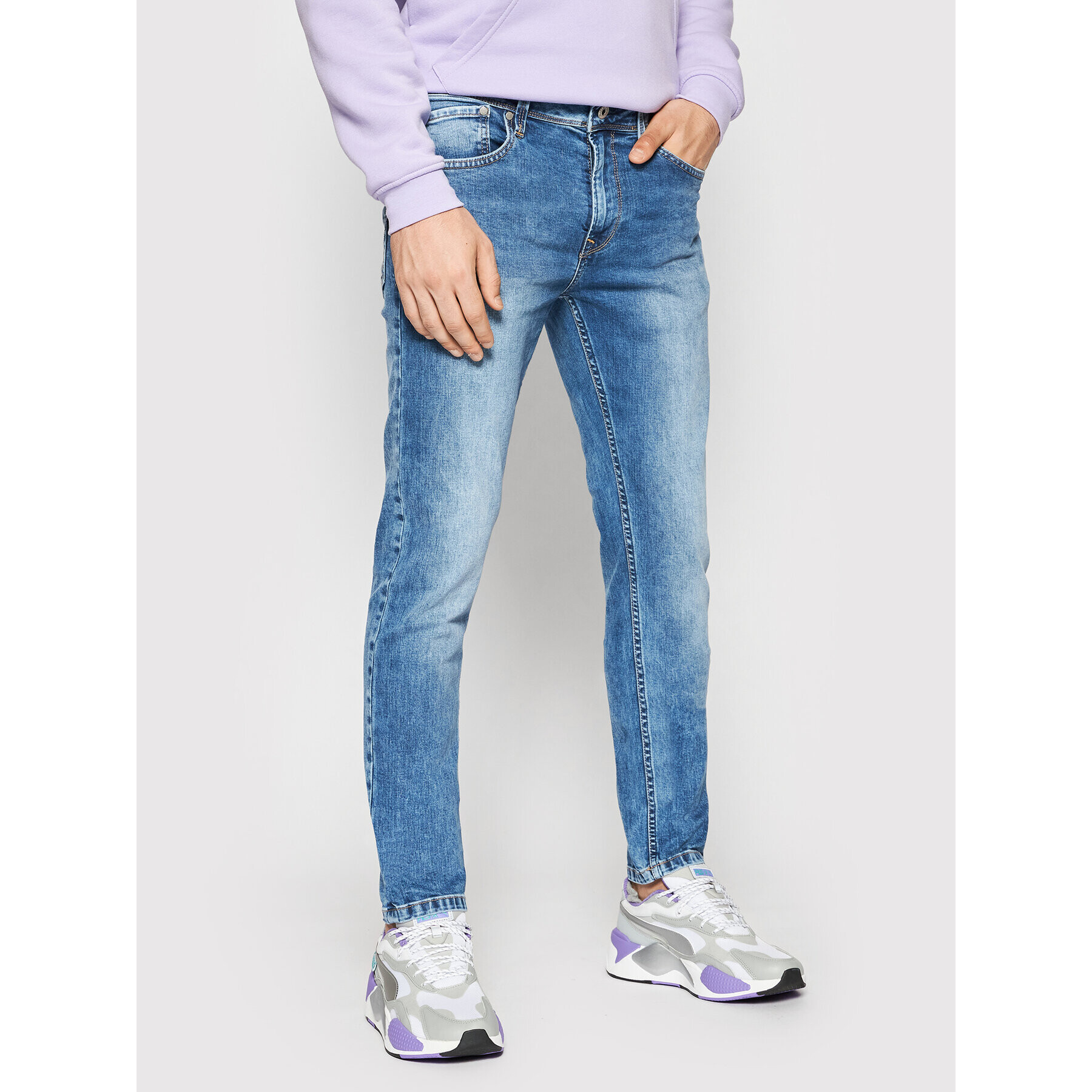 Pepe Jeans Дънки Finsbury PM200338 Син Skinny Fit - Pepit.bg