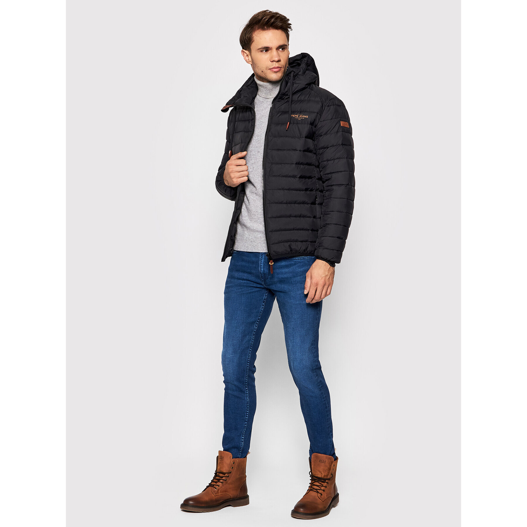 Pepe Jeans Дънки Finsbury PM200338 Син Skinny Fit - Pepit.bg