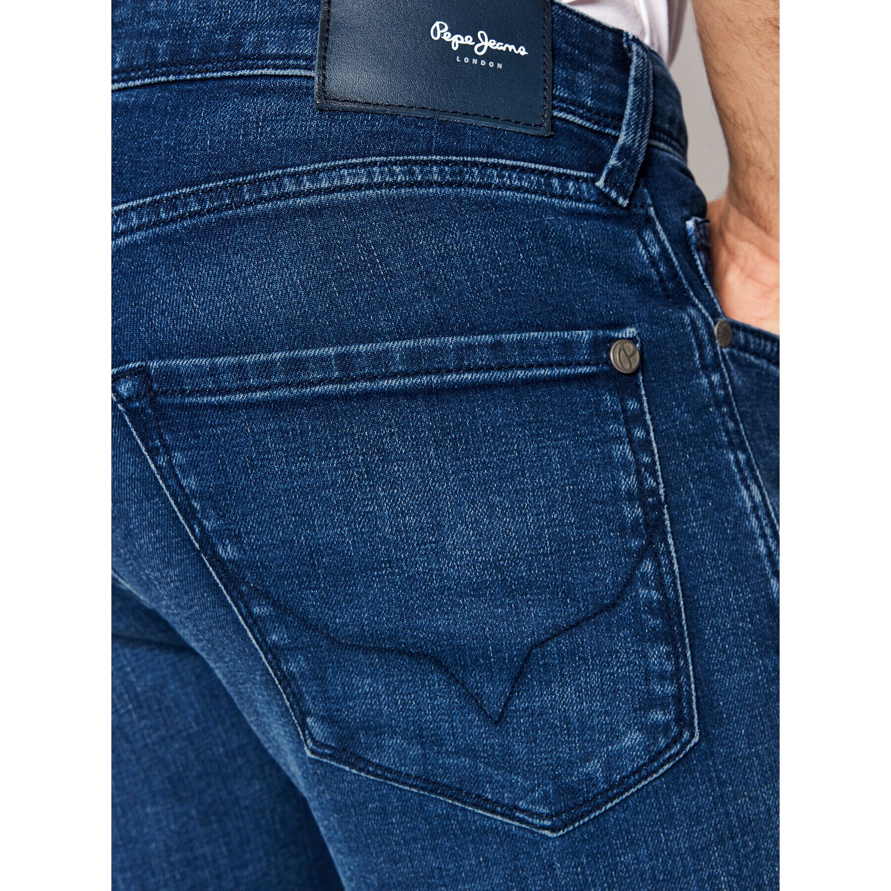 Pepe Jeans Дънки Finsbury PM200338 Син Skinny Fit - Pepit.bg