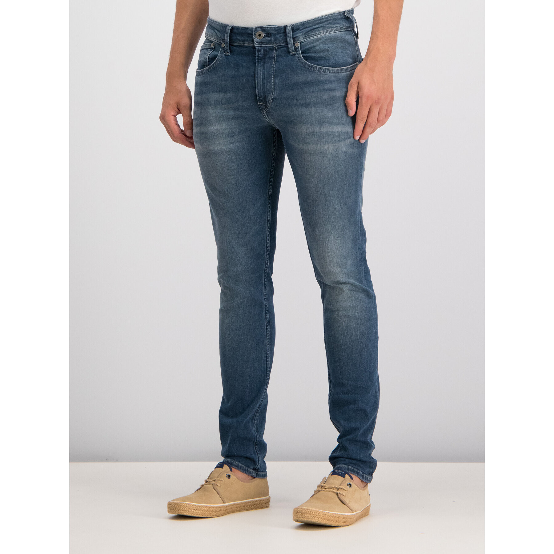 Pepe Jeans Дънки Finsbury PM200338 Син Skinny Fit - Pepit.bg