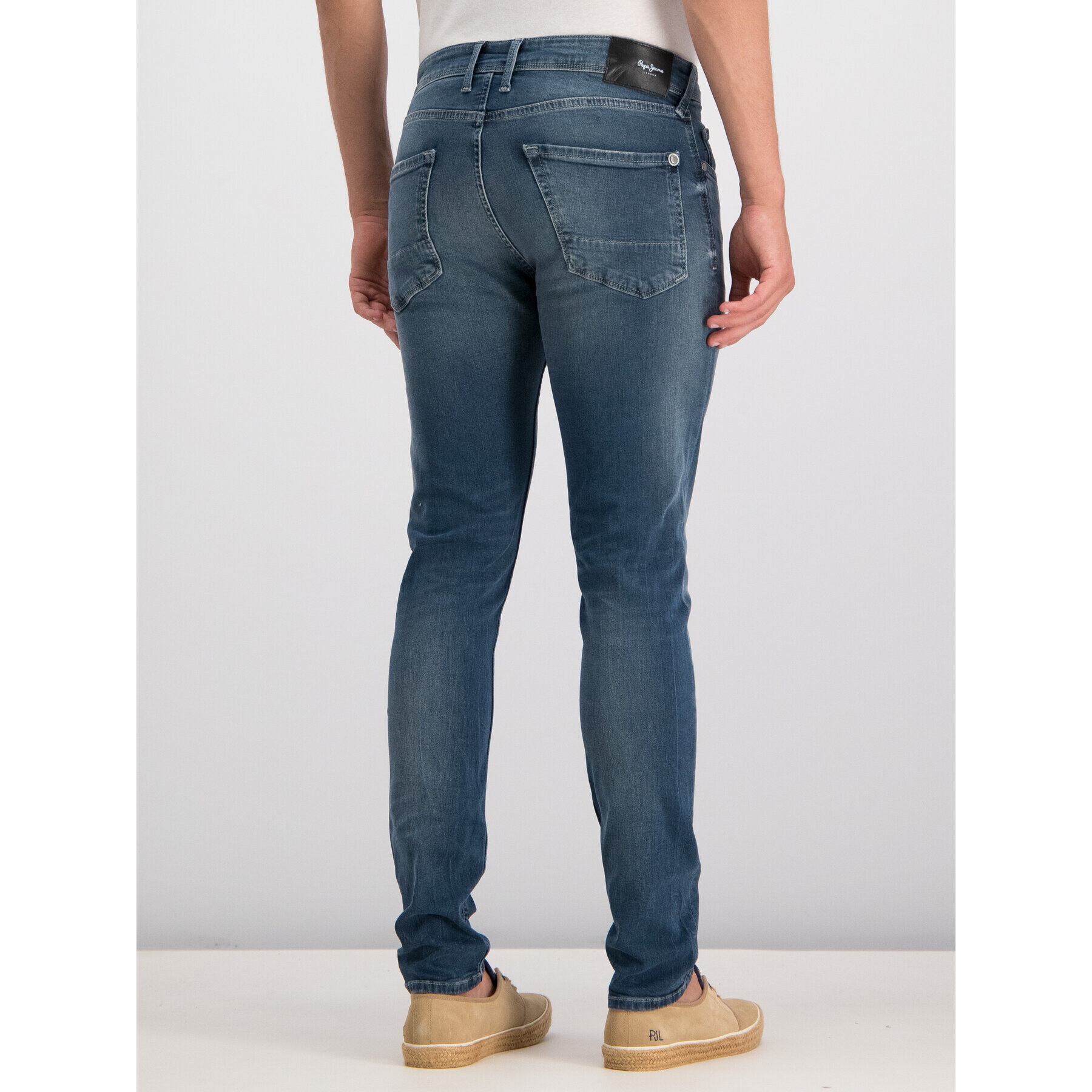 Pepe Jeans Дънки Finsbury PM200338 Син Skinny Fit - Pepit.bg