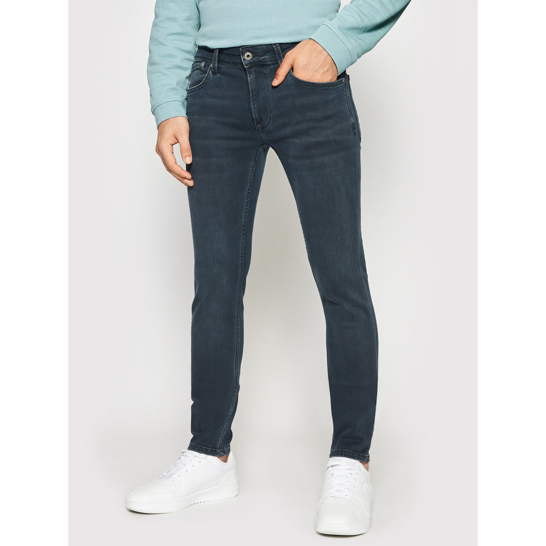 Pepe Jeans Дънки Finsbury PM200338 Тъмносин Skinny Fit - Pepit.bg