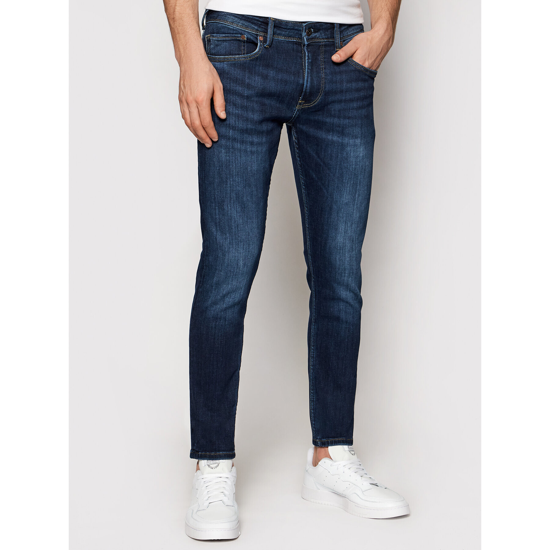 Pepe Jeans Дънки Finsbury PM200338 Тъмносин Skinny Fit - Pepit.bg