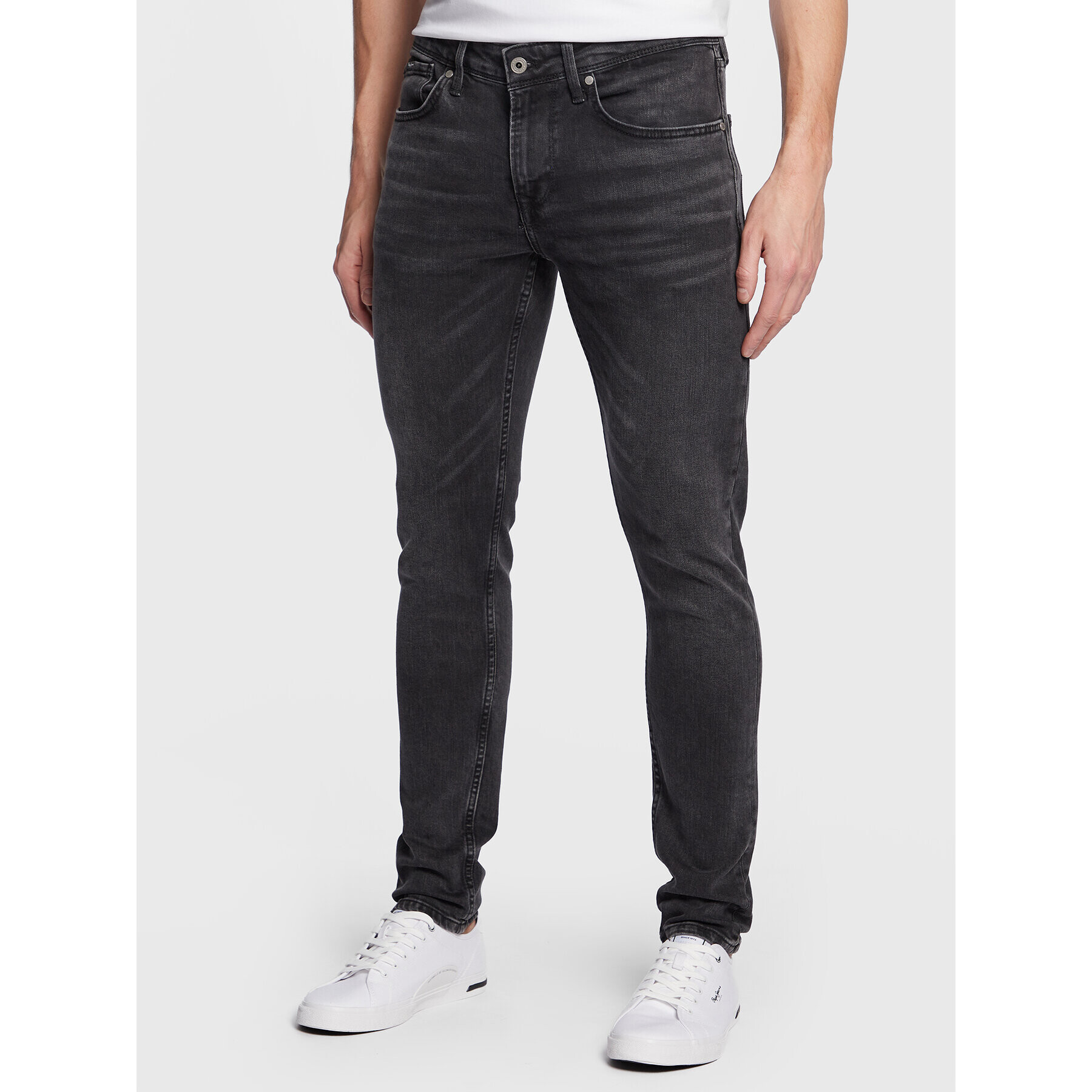 Pepe Jeans Дънки Finsbury PM206321 Черен Skinny Fit - Pepit.bg