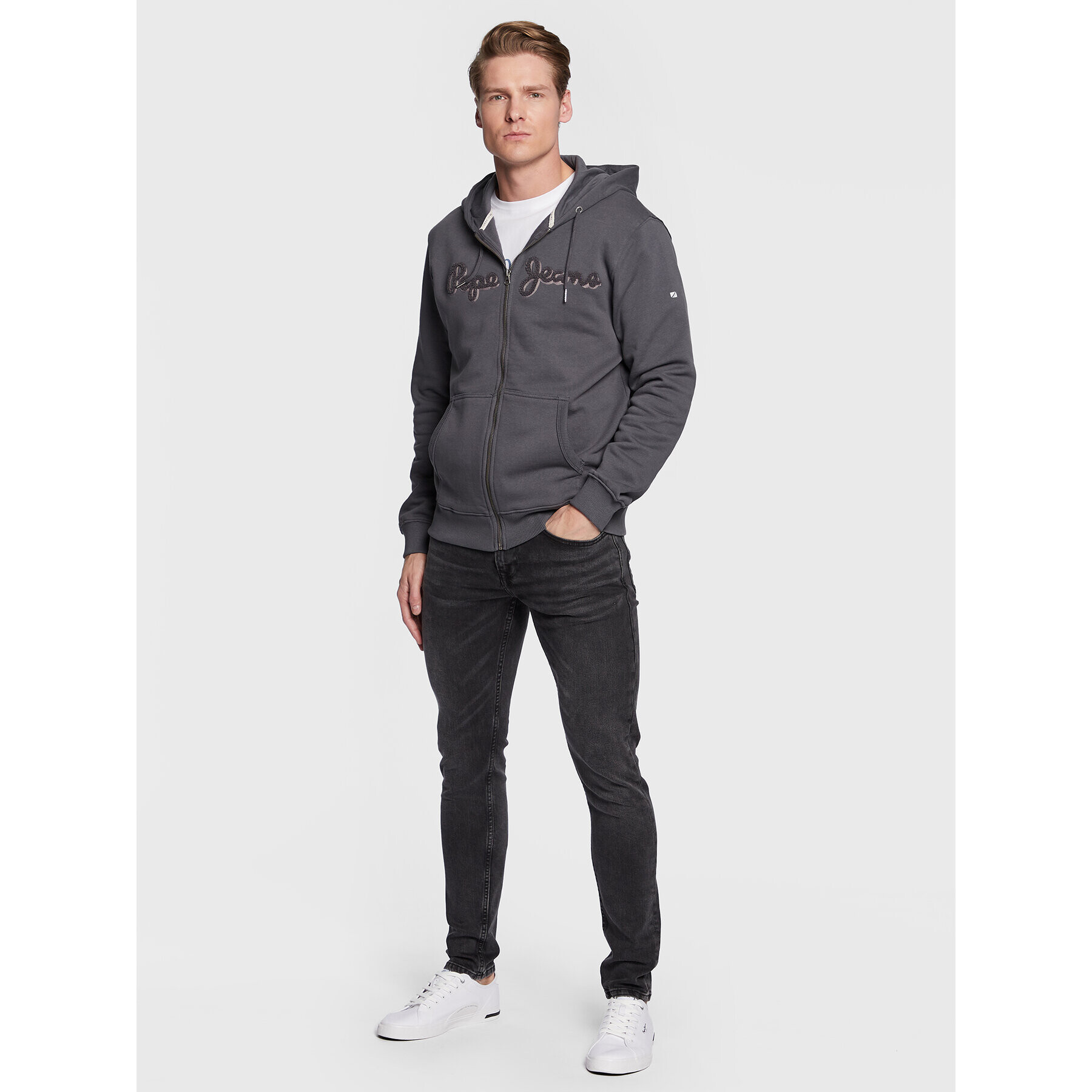 Pepe Jeans Дънки Finsbury PM206321 Черен Skinny Fit - Pepit.bg