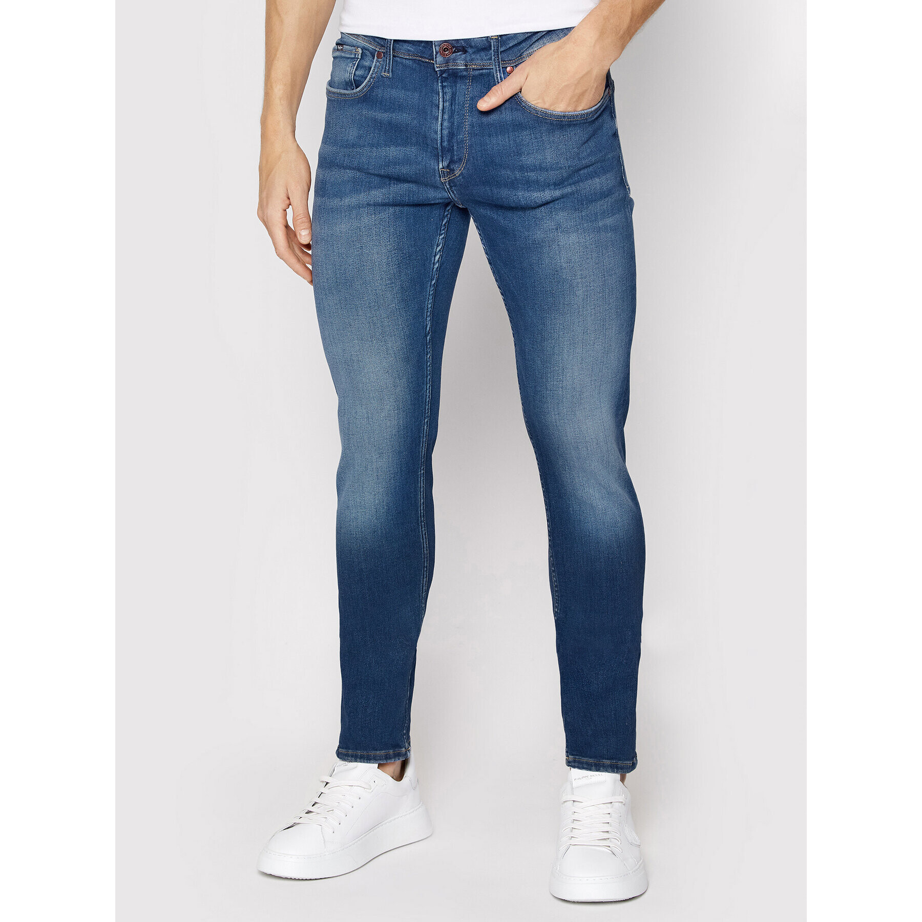 Pepe Jeans Дънки Finsbury PM206321 Син Skinny Fit - Pepit.bg