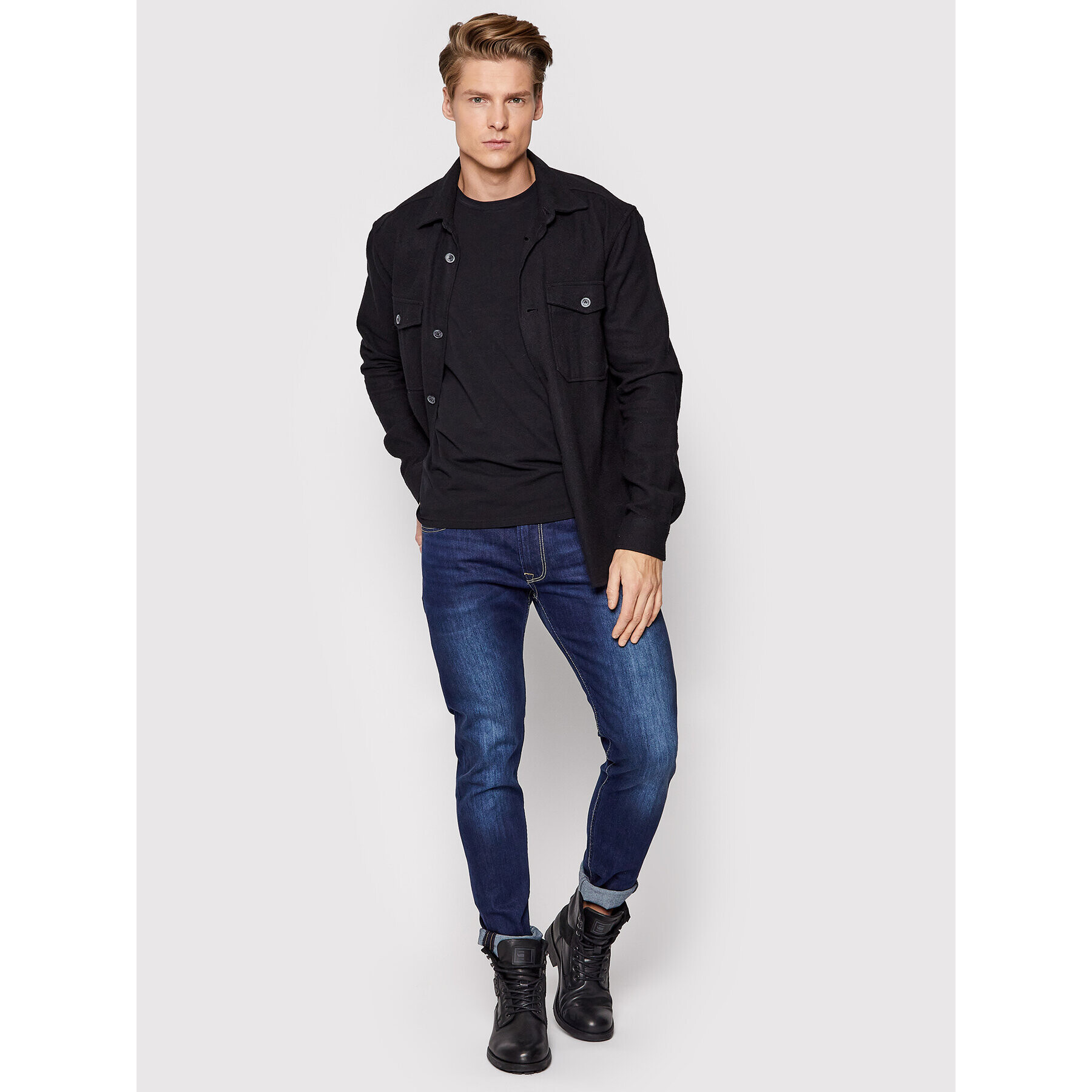 Pepe Jeans Дънки Finsbury PM206321 Син Skinny Fit - Pepit.bg