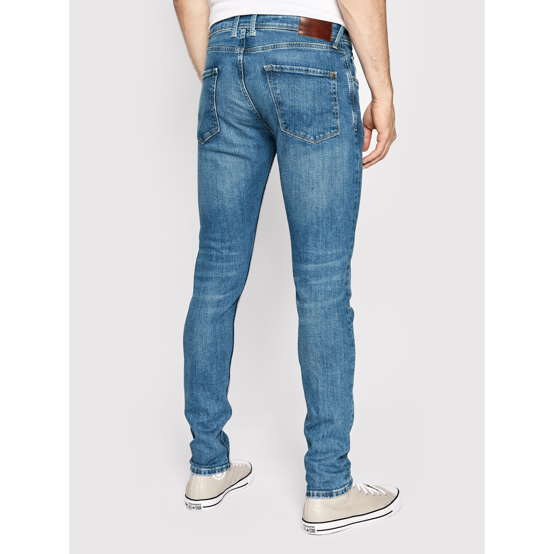 Pepe Jeans Дънки Finsbury PM206321 Син Skinny Fit - Pepit.bg