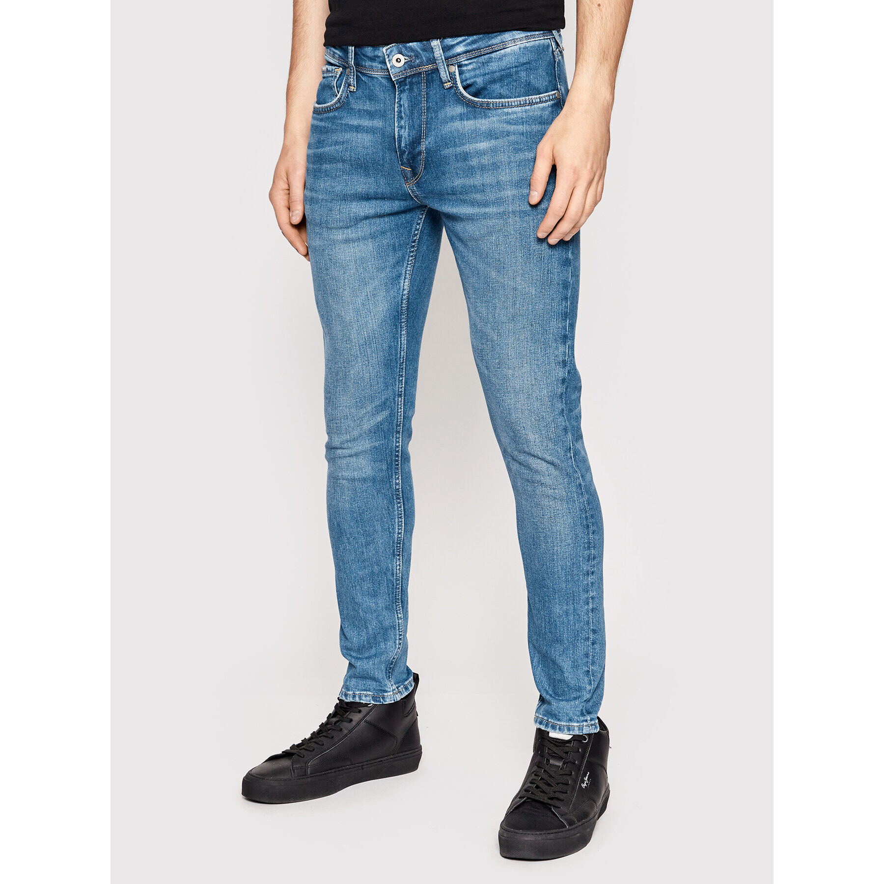 Pepe Jeans Дънки Finsbury PM206321 Син Skinny Fit - Pepit.bg