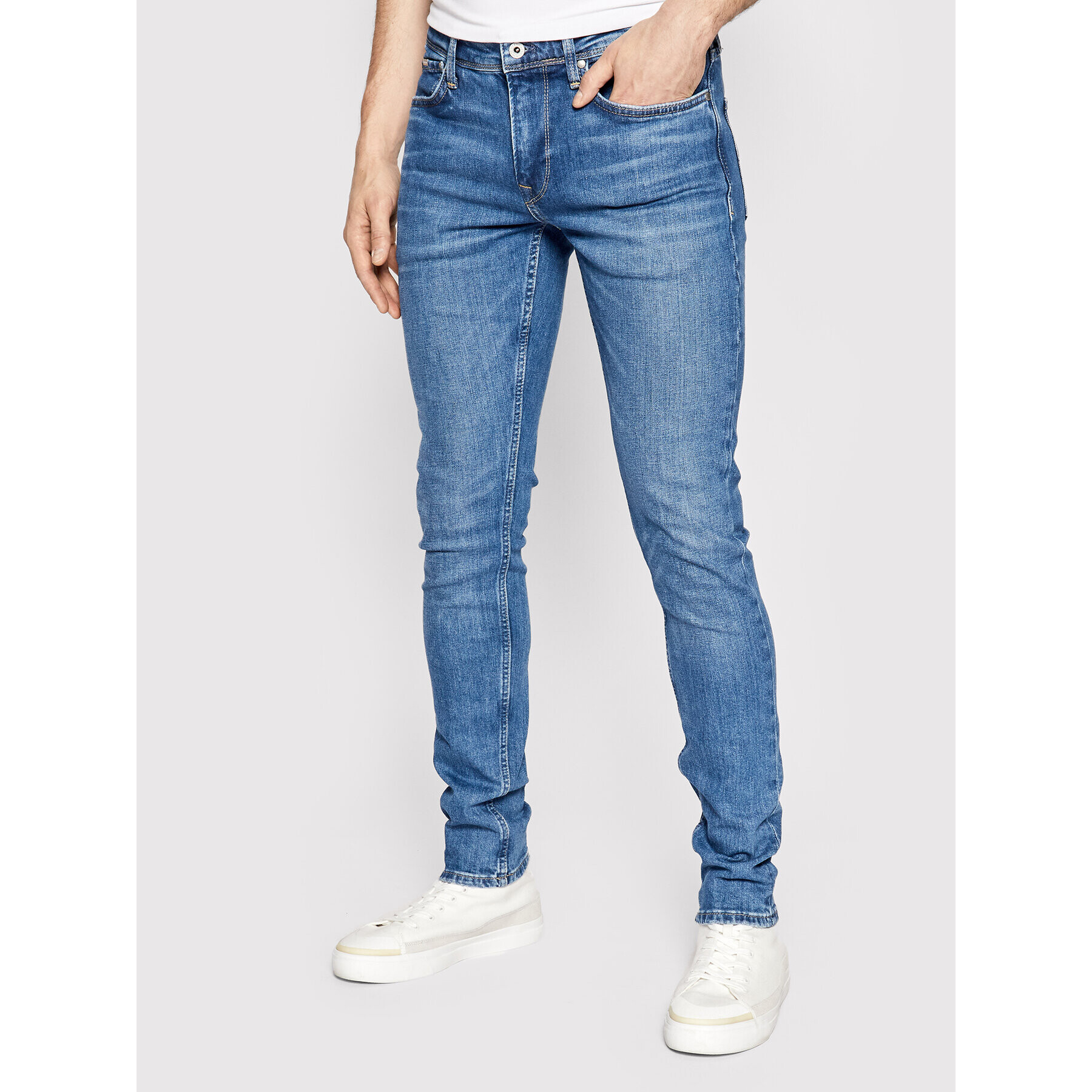 Pepe Jeans Дънки Finsbury PM206321 Син Skinny Fit - Pepit.bg