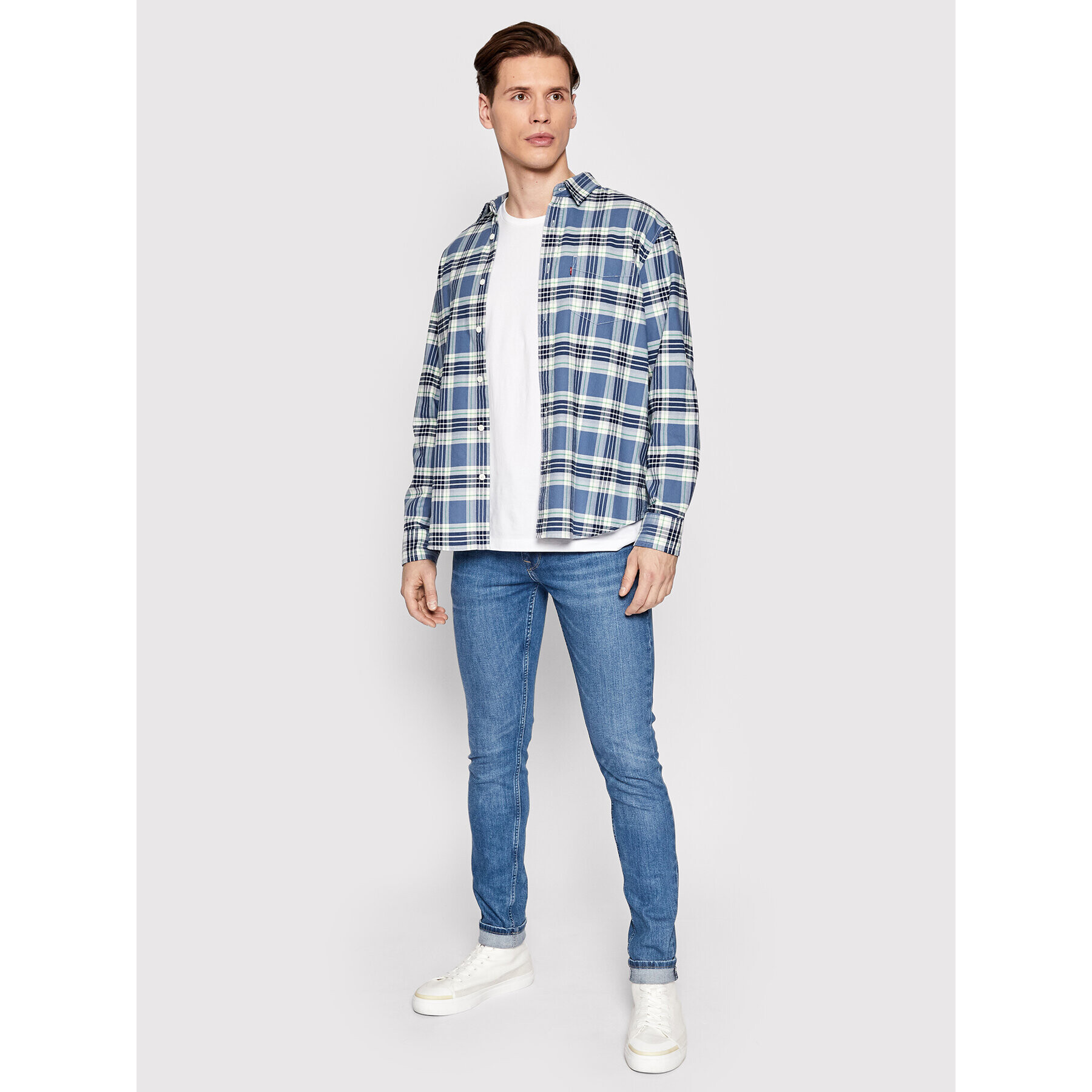 Pepe Jeans Дънки Finsbury PM206321 Син Skinny Fit - Pepit.bg