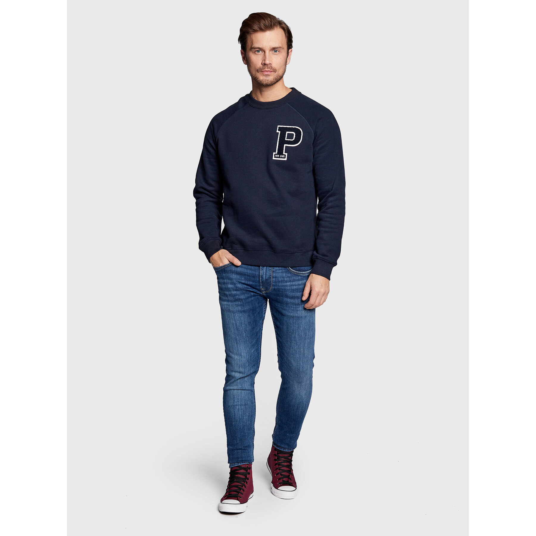 Pepe Jeans Дънки Finsbury PM206321 Син Skinny Fit - Pepit.bg