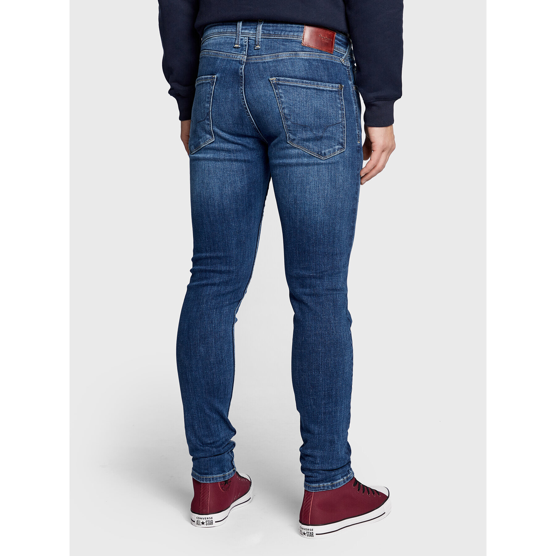 Pepe Jeans Дънки Finsbury PM206321 Син Skinny Fit - Pepit.bg